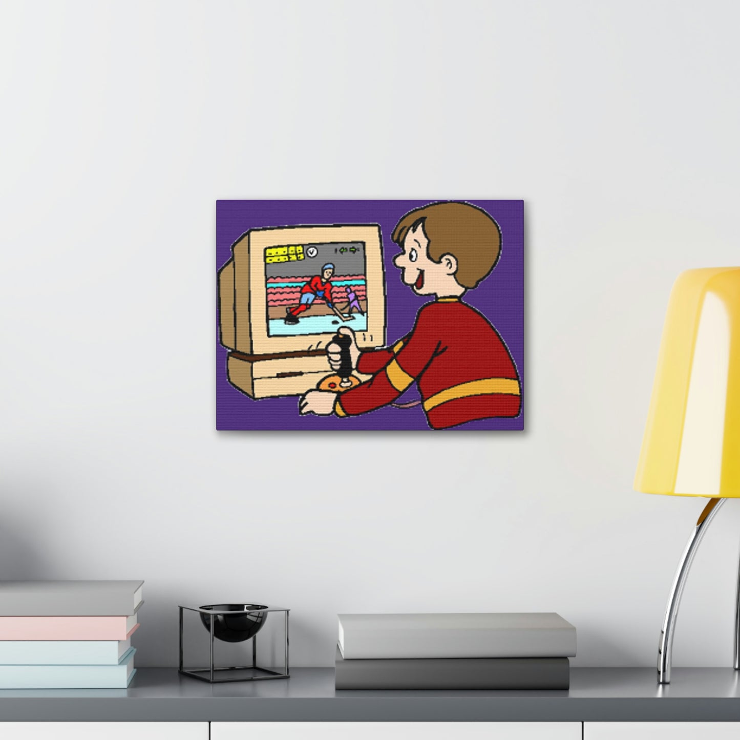 Old School Gamer Canvas Gallery Wraps