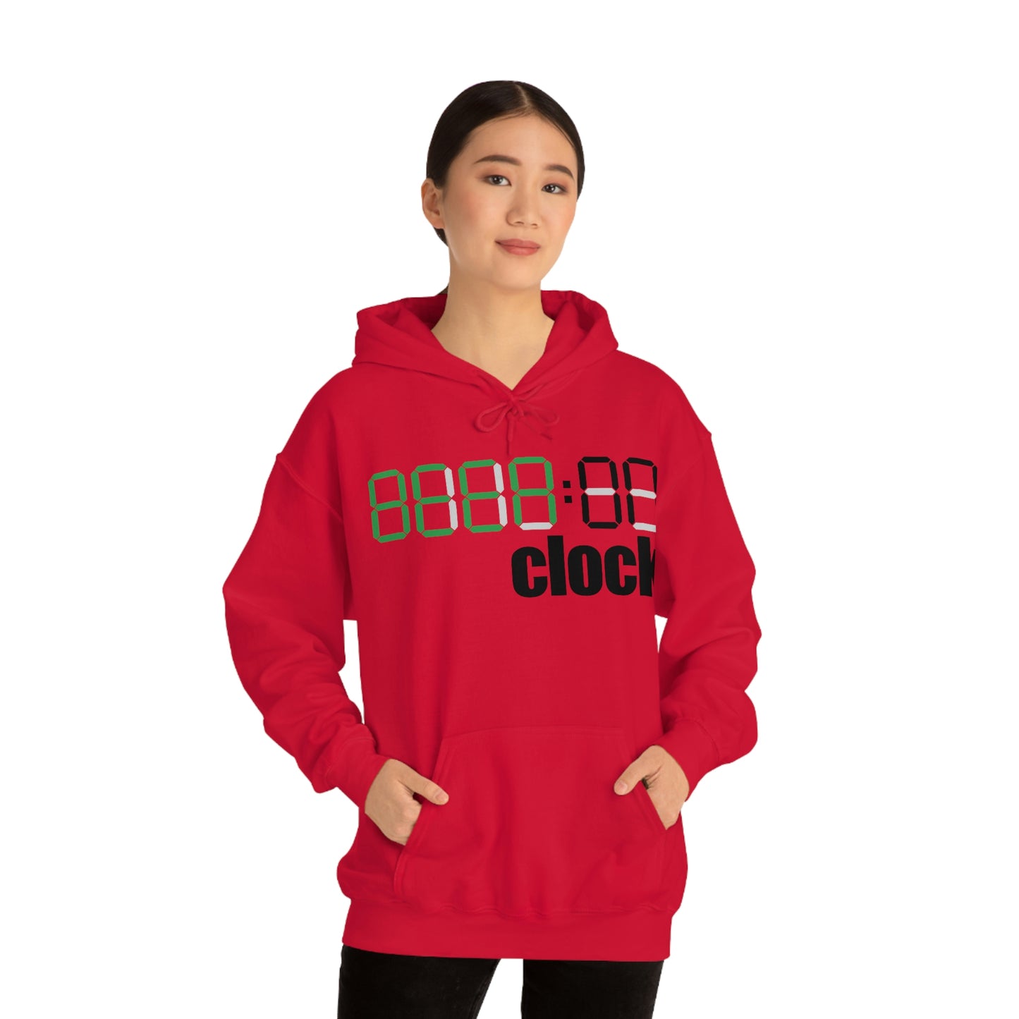 Beer on Clock Unisex Hooded Sweatshirt