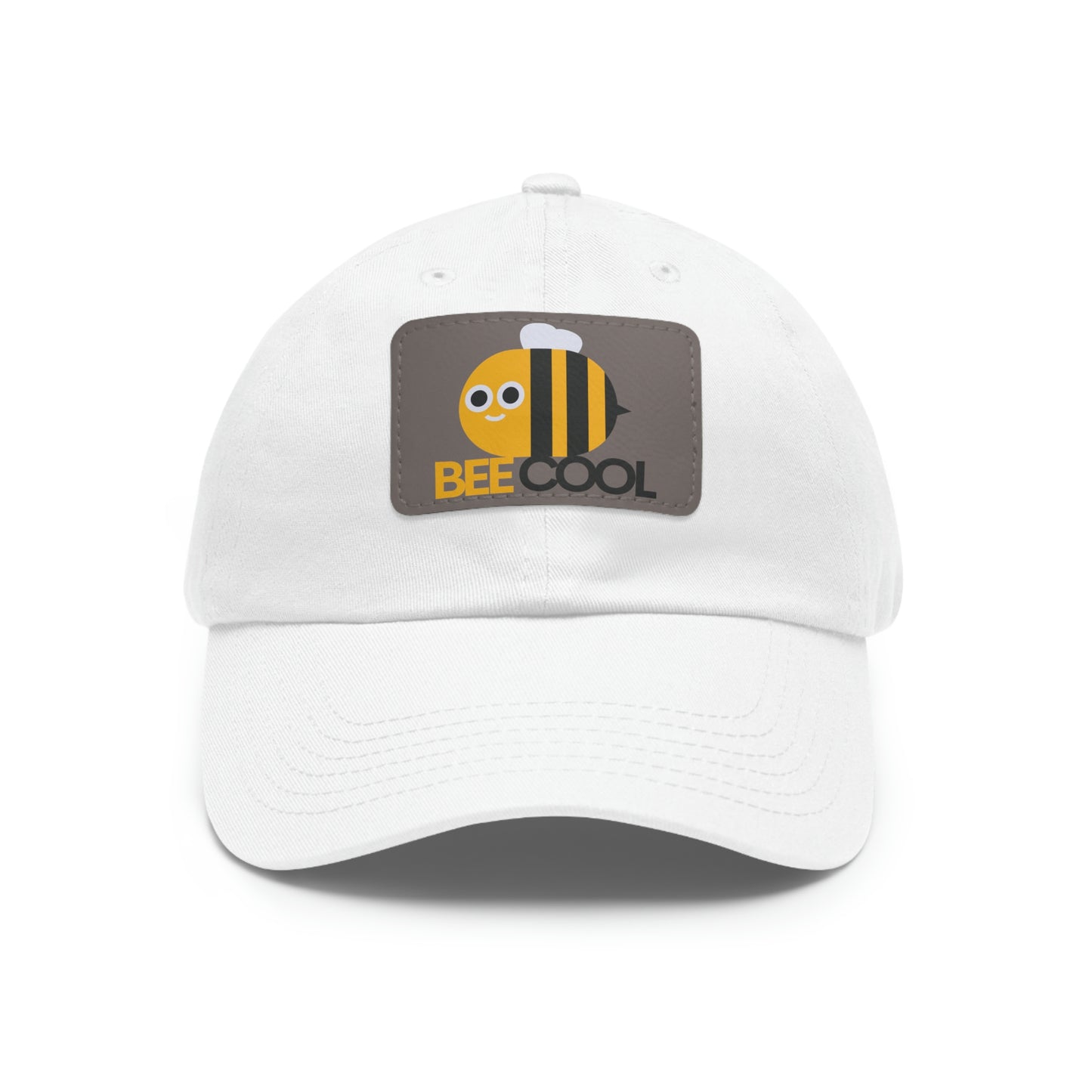 Bee Cool Dad Hat with Leather Patch