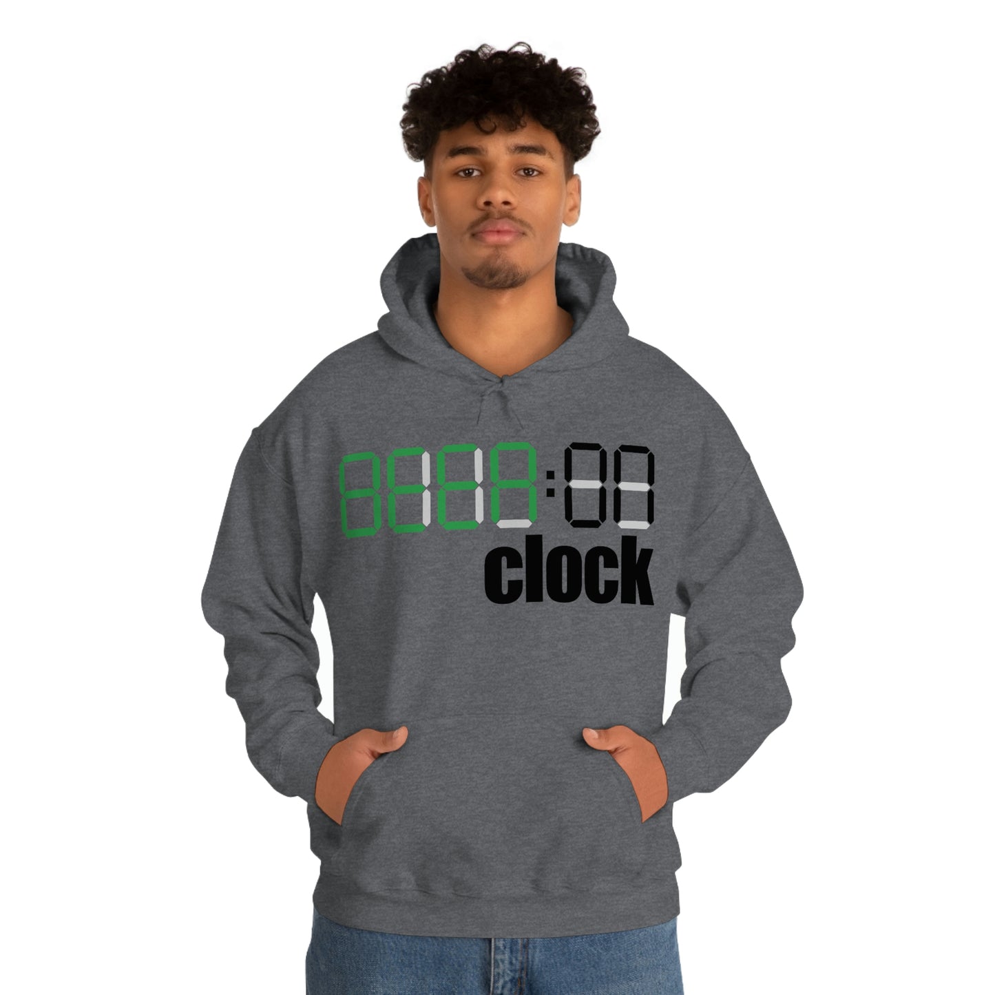Beer on Clock Unisex Hooded Sweatshirt
