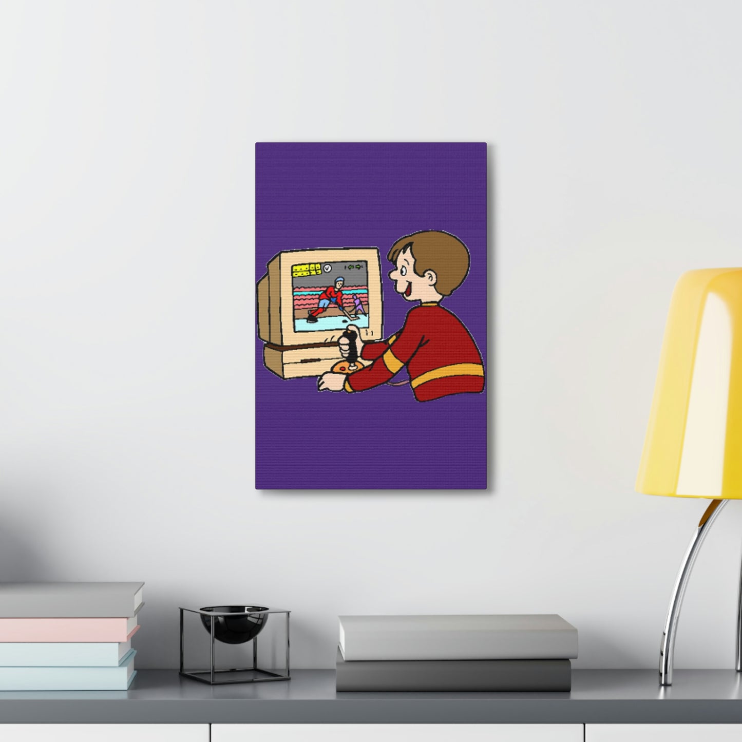 Old School Gamer Canvas Gallery Wraps