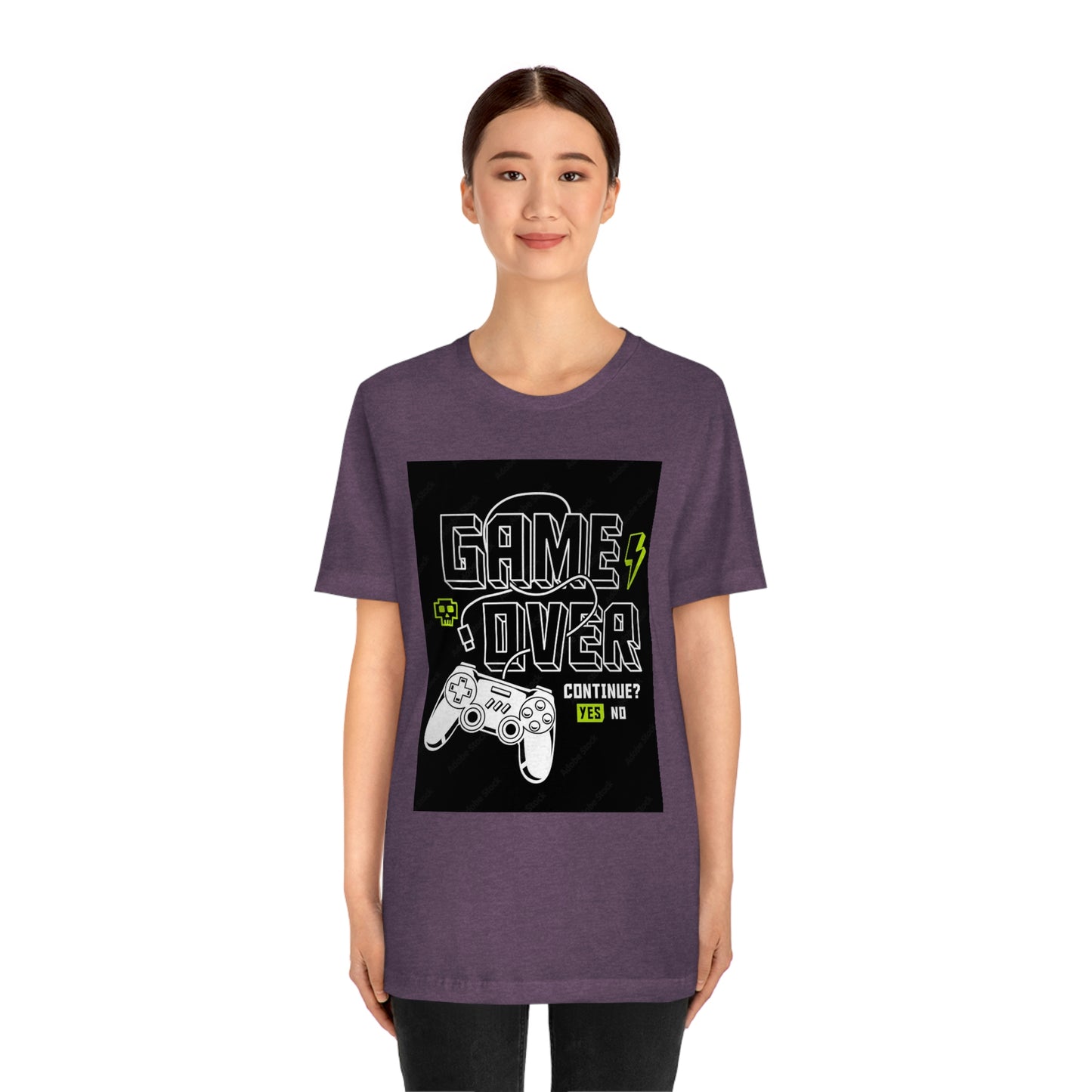 Game Over Unisex Jersey Short Sleeve Tee