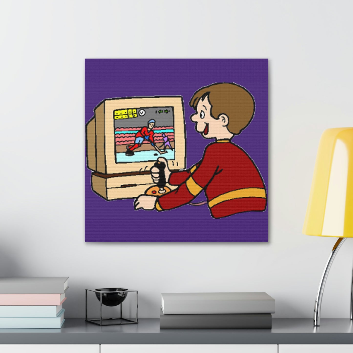 Old School Gamer Canvas Gallery Wraps