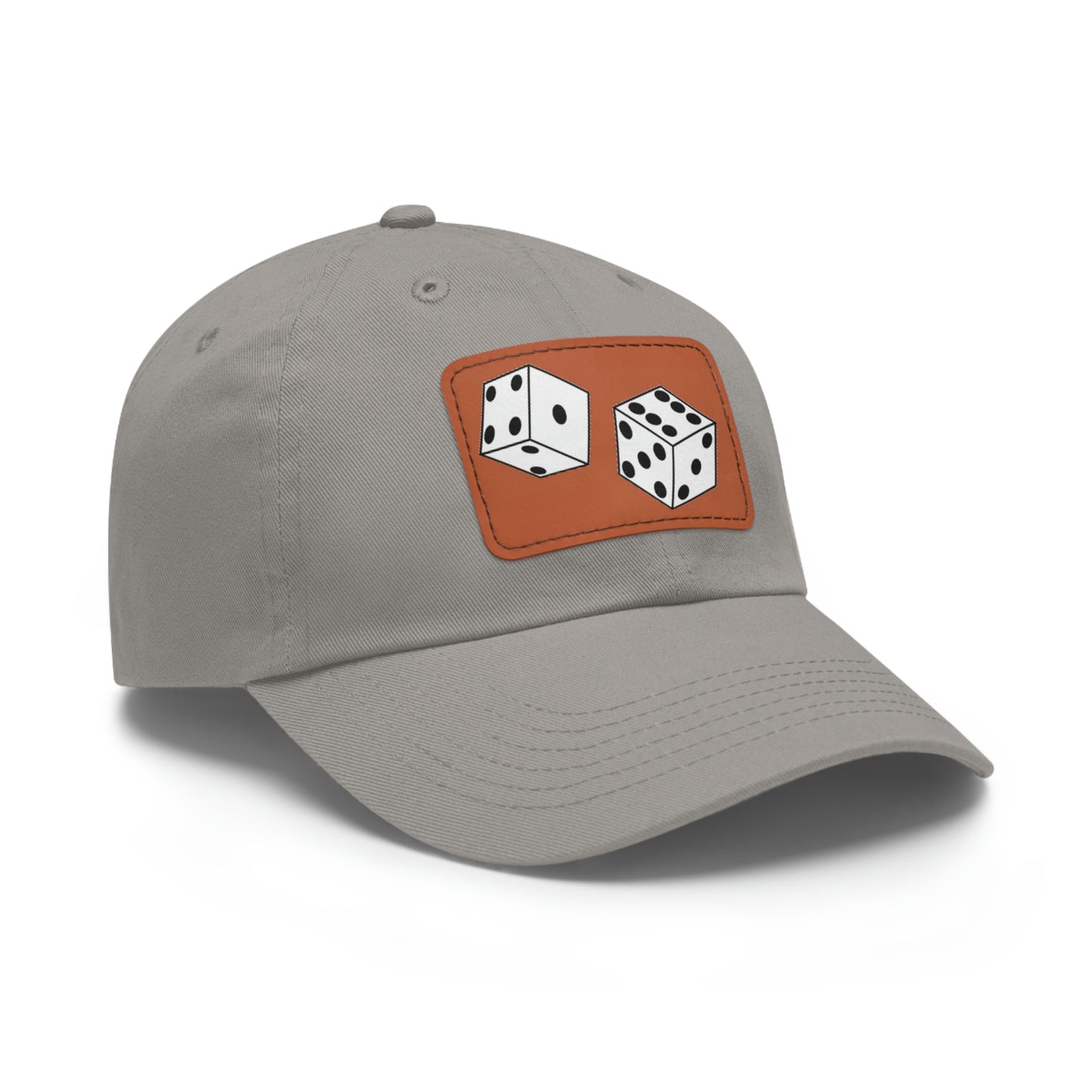 Dice Roll Dad Hat with Leather Patch