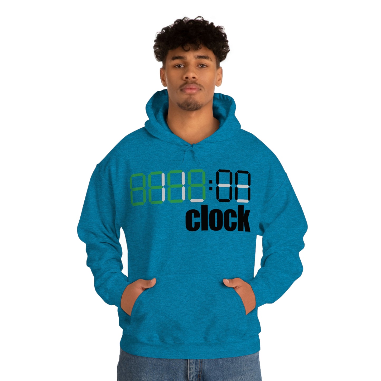 Beer on Clock Unisex Hooded Sweatshirt