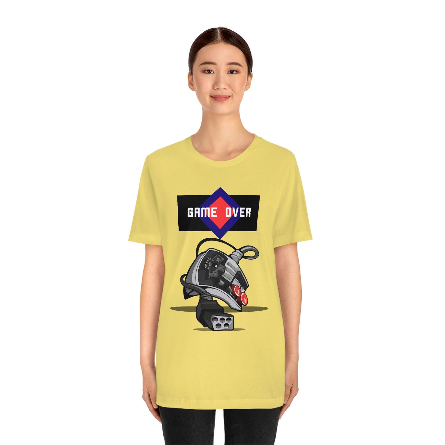 Game Over Retro Controller Unisex Jersey Short Sleeve Tee
