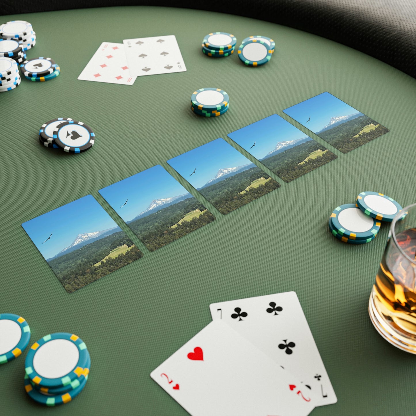 Mt Hood Scenic Photo Playing Cards