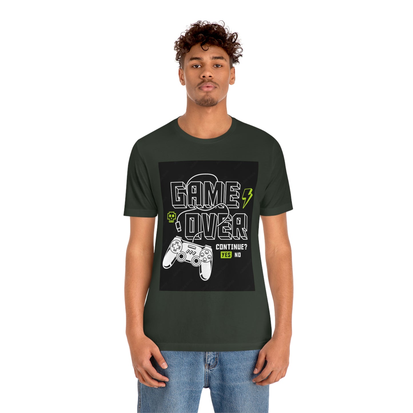 Game Over Unisex Jersey Short Sleeve Tee