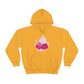 Dice Hearts Unisex Hooded Sweatshirt