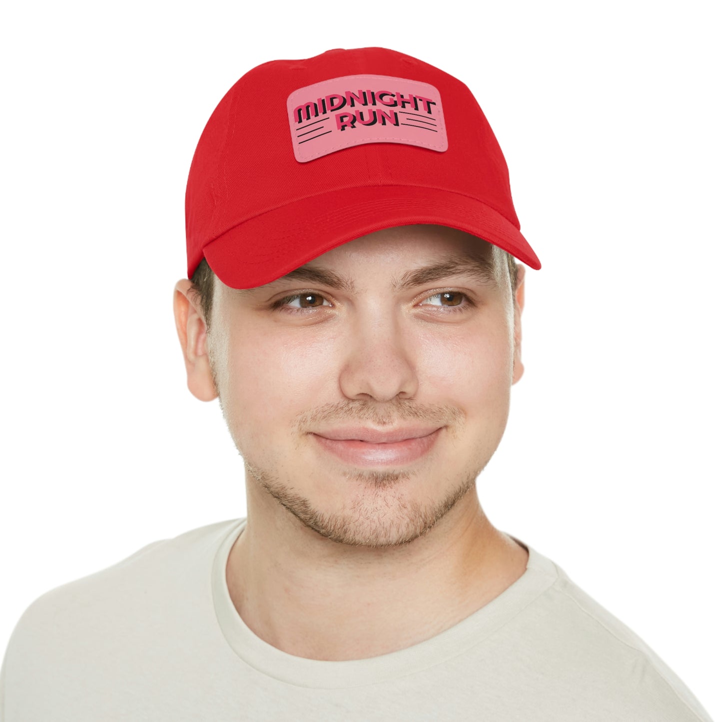 Midnight Run Dad Hat with Leather Patch