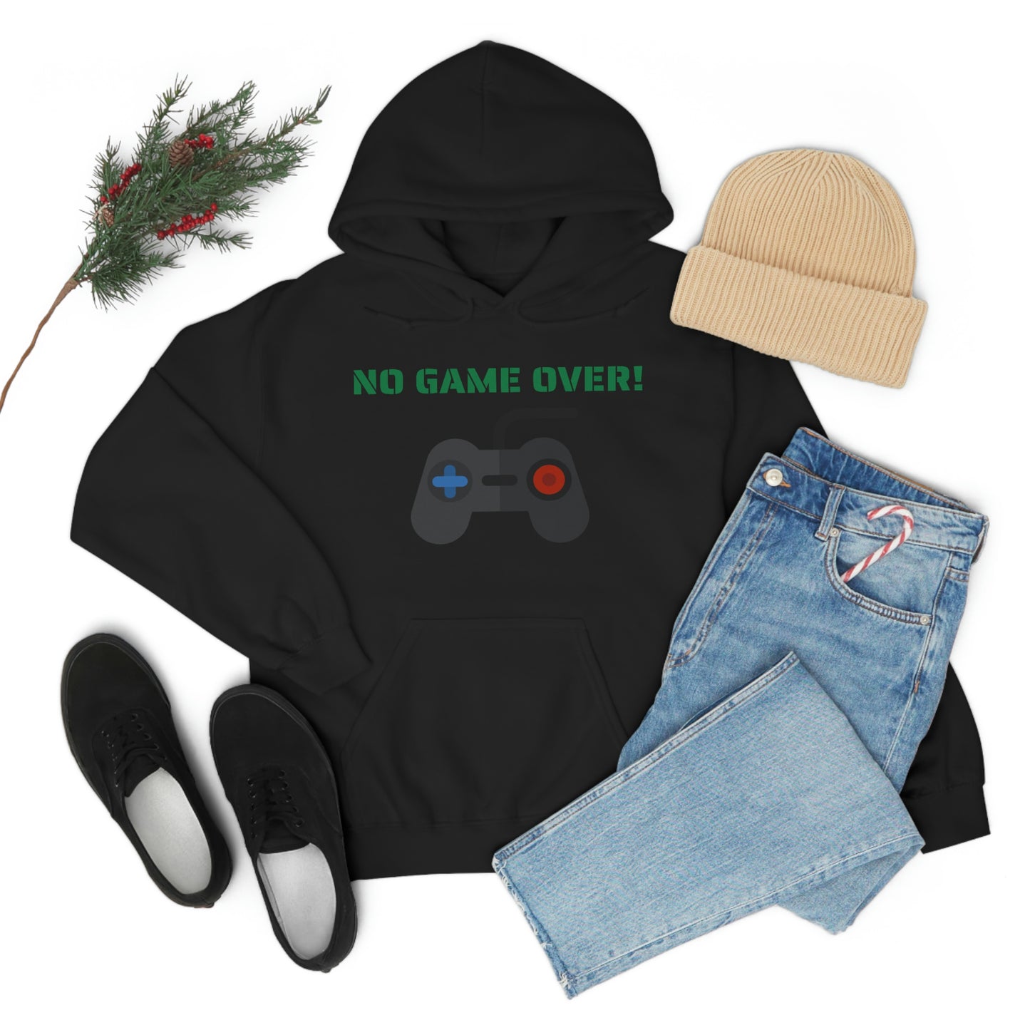 No Game Over! Unisex Hooded Sweatshirt