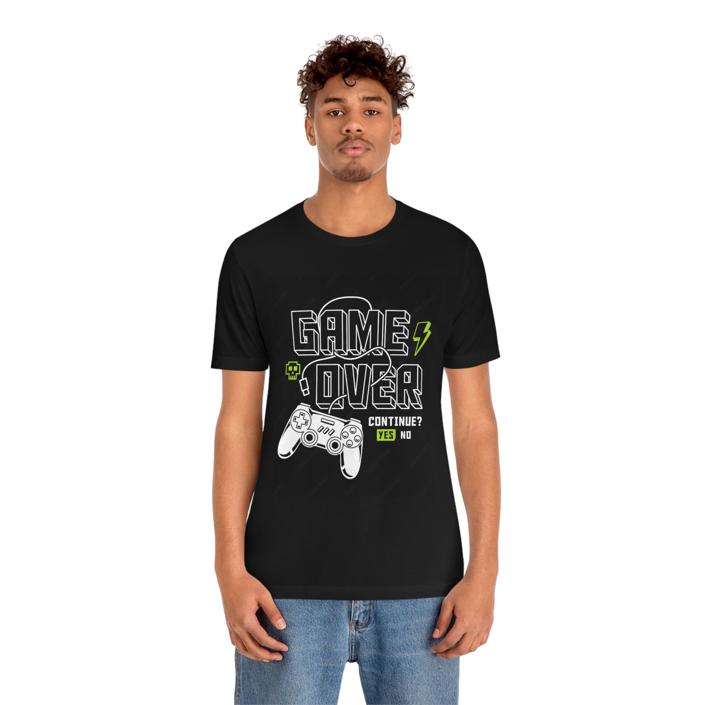 Game Over Unisex Jersey Short Sleeve Tee