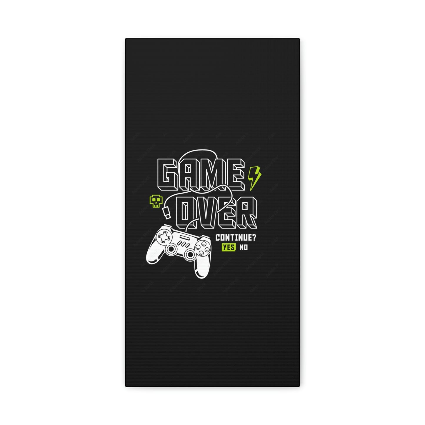 Game Over Canvas Gallery Wraps