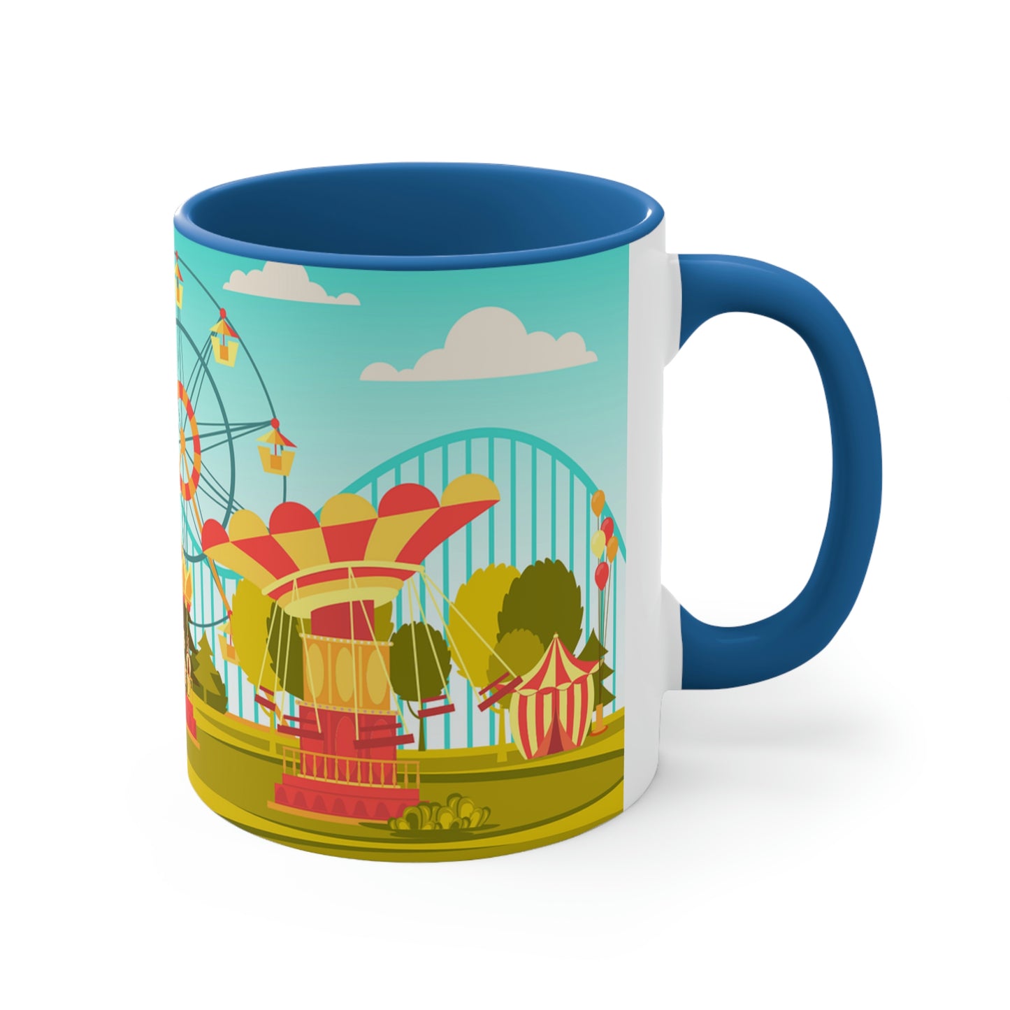 Amusement Park Accent Coffee Mug, 11oz