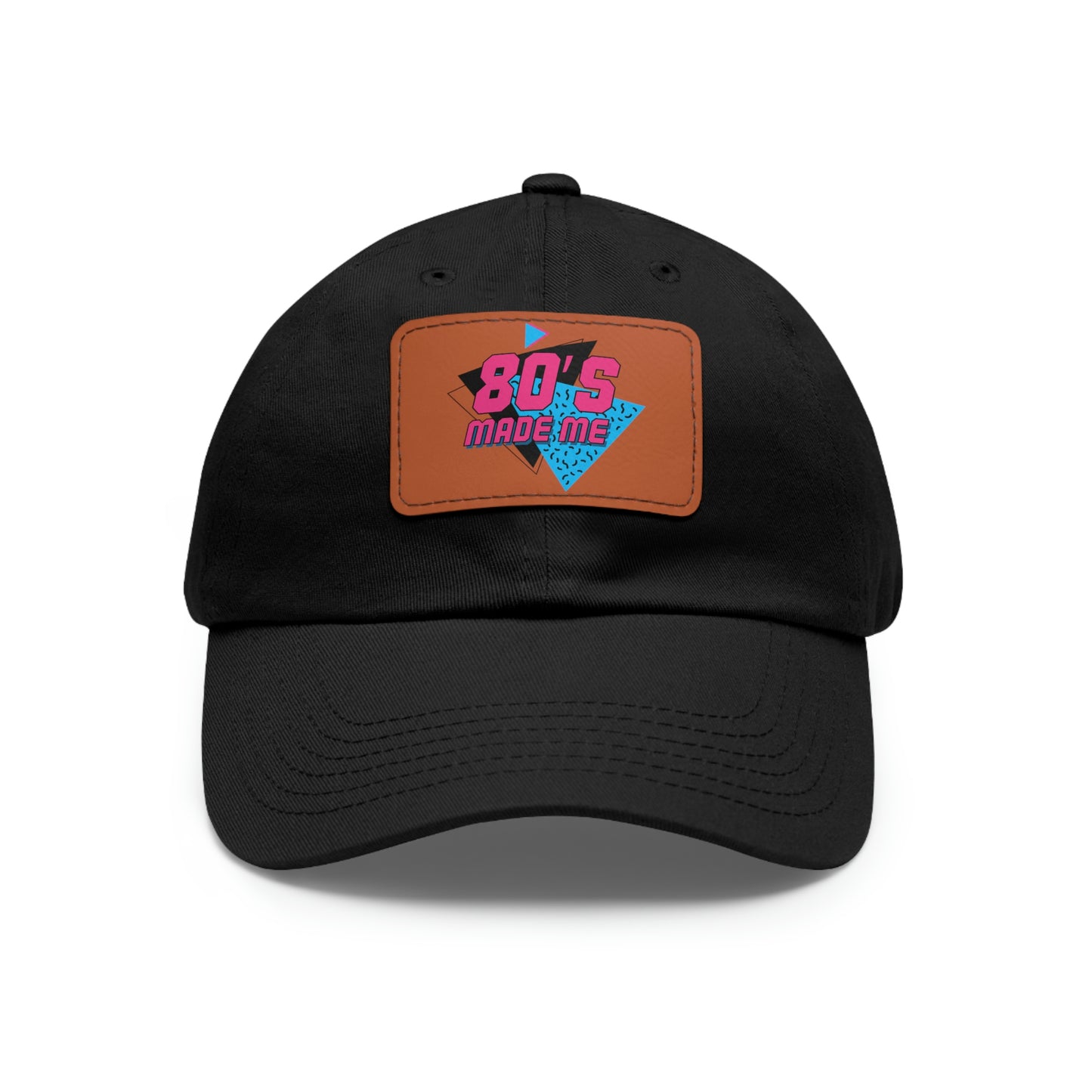 80s Made Me Dad Hat with Leather Patch