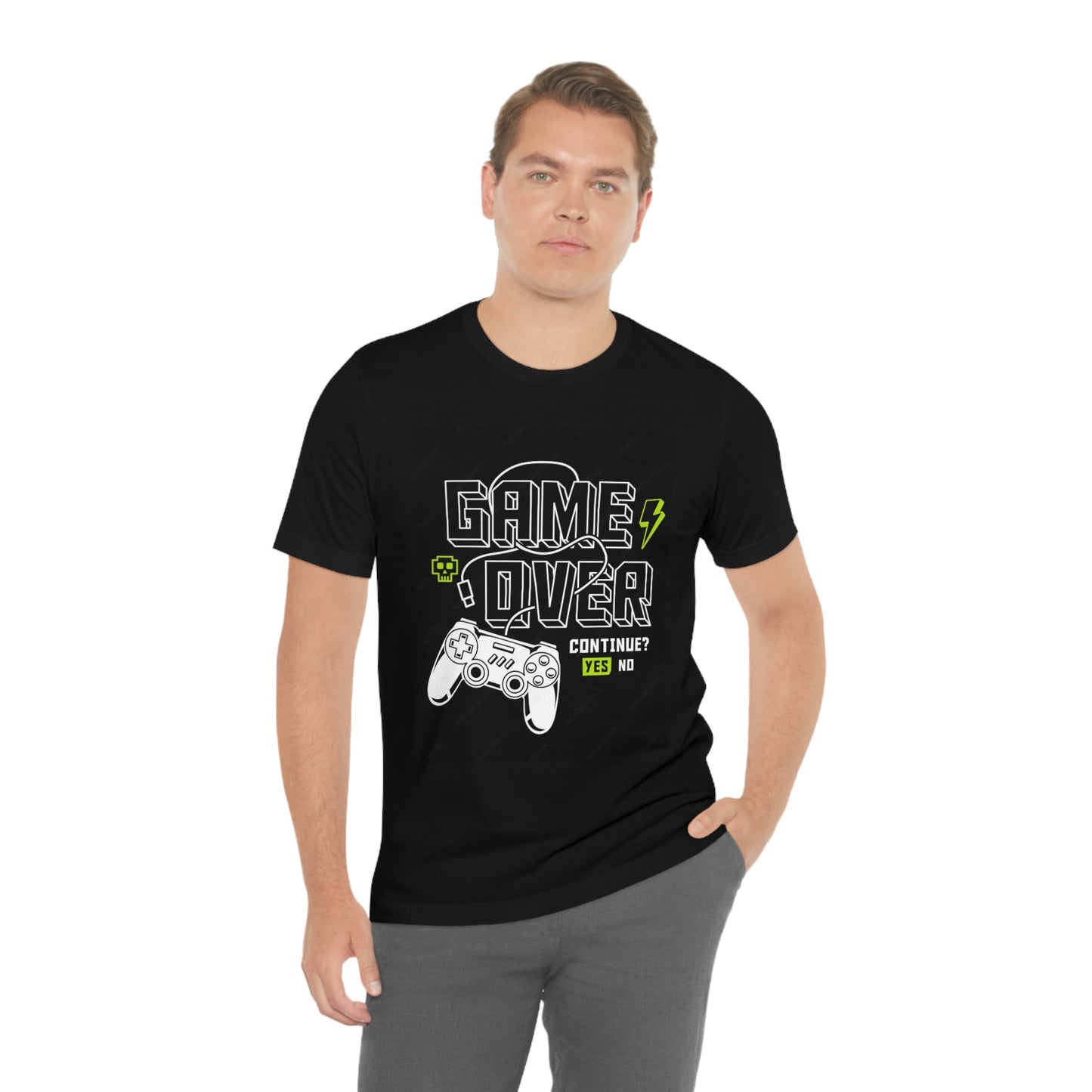 Game Over Unisex Jersey Short Sleeve Tee