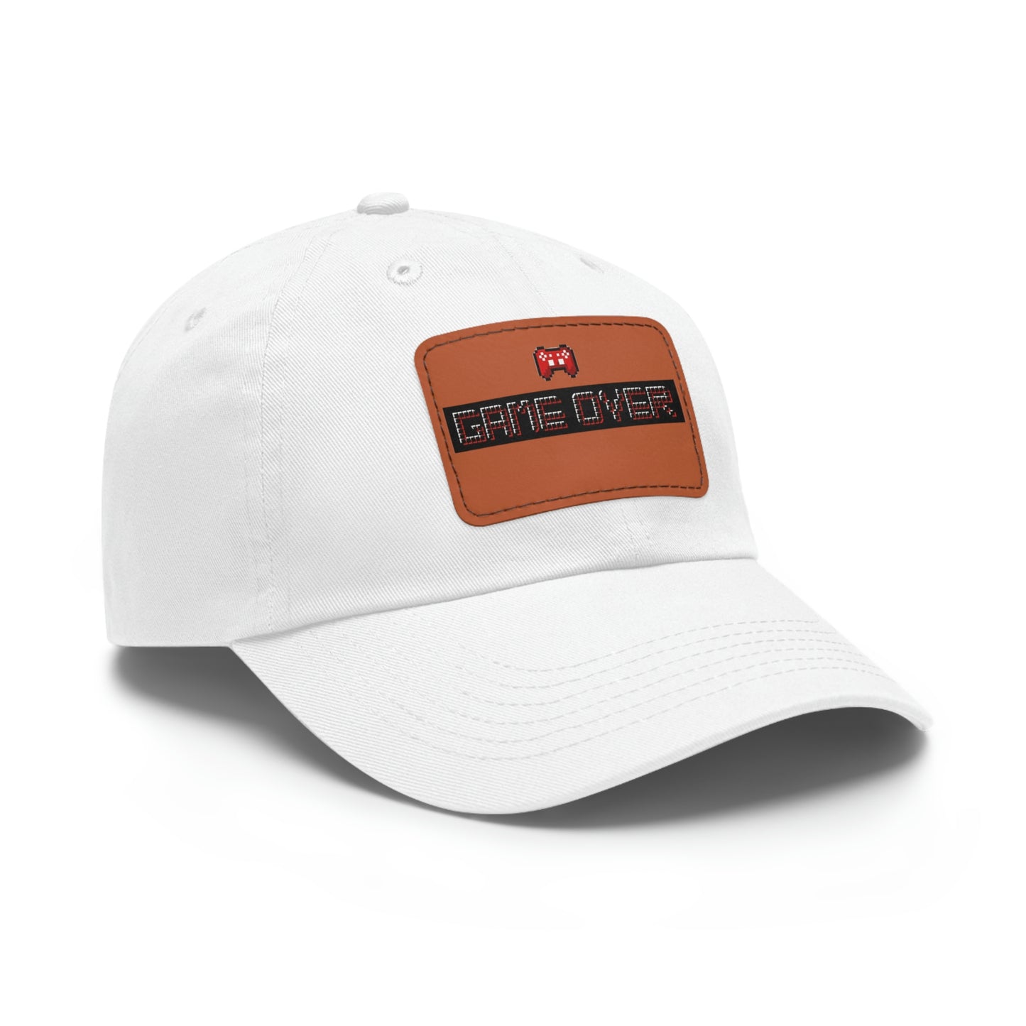 Game Over! Dad Hat with Leather Patch