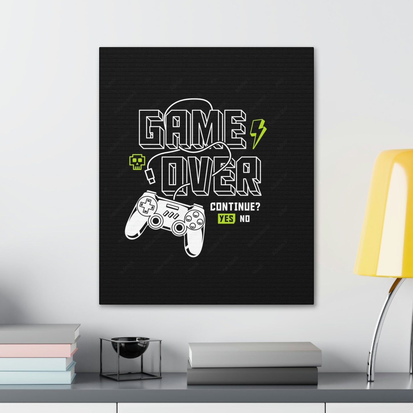 Game Over Canvas Gallery Wraps