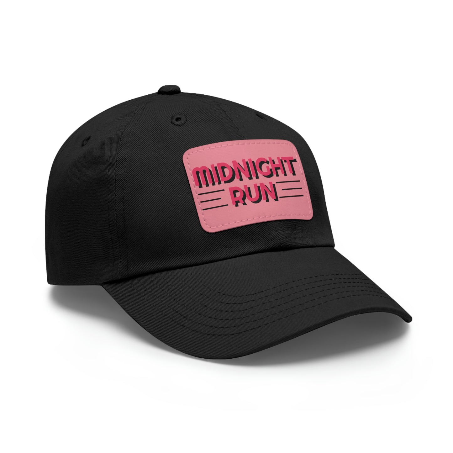 Midnight Run Dad Hat with Leather Patch