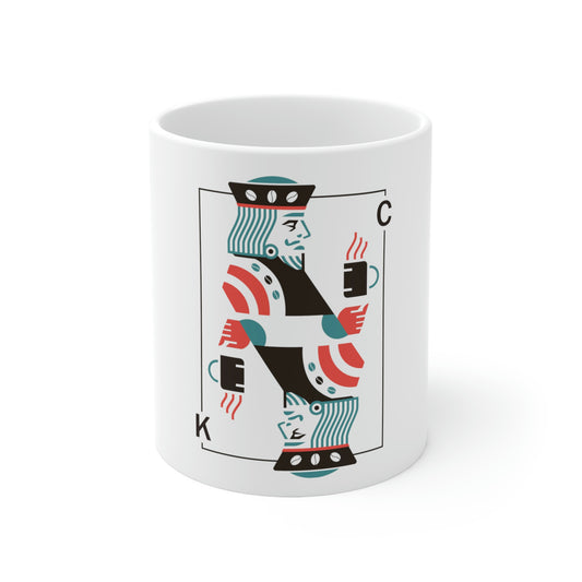 Kings & Coffee Ceramic Mug 11oz
