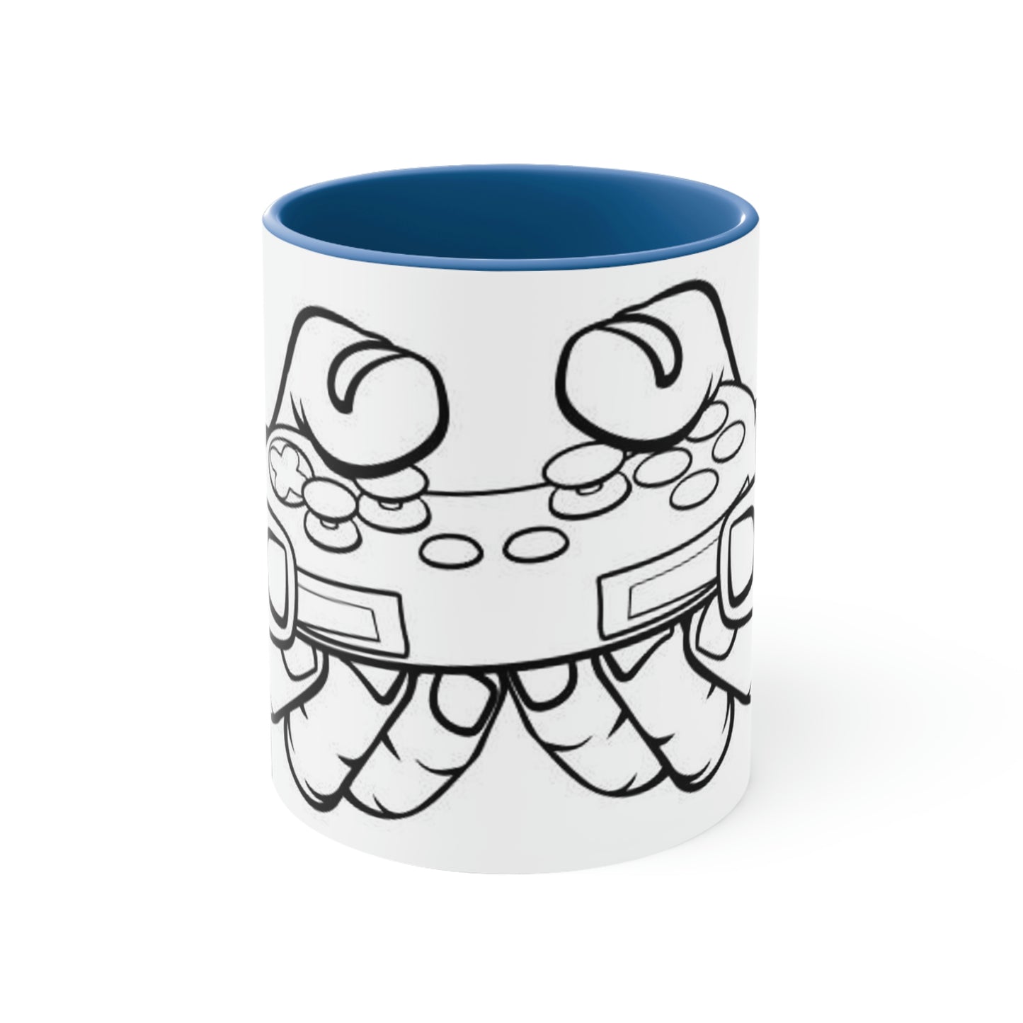 Game Controller Accent Coffee Mug, 11oz