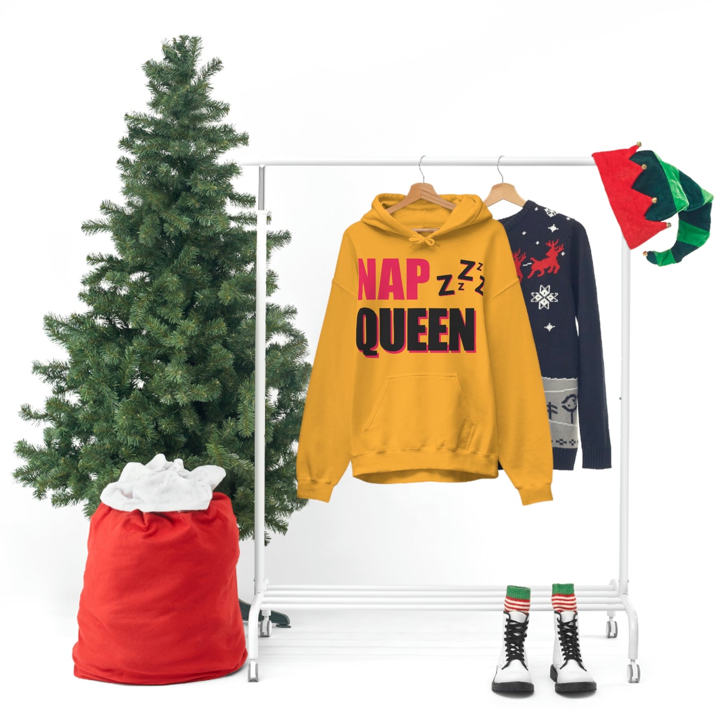 Nap Queen Unisex Hooded Sweatshirt