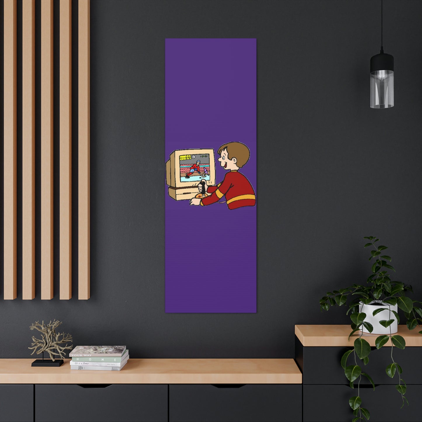 Old School Gamer Canvas Gallery Wraps