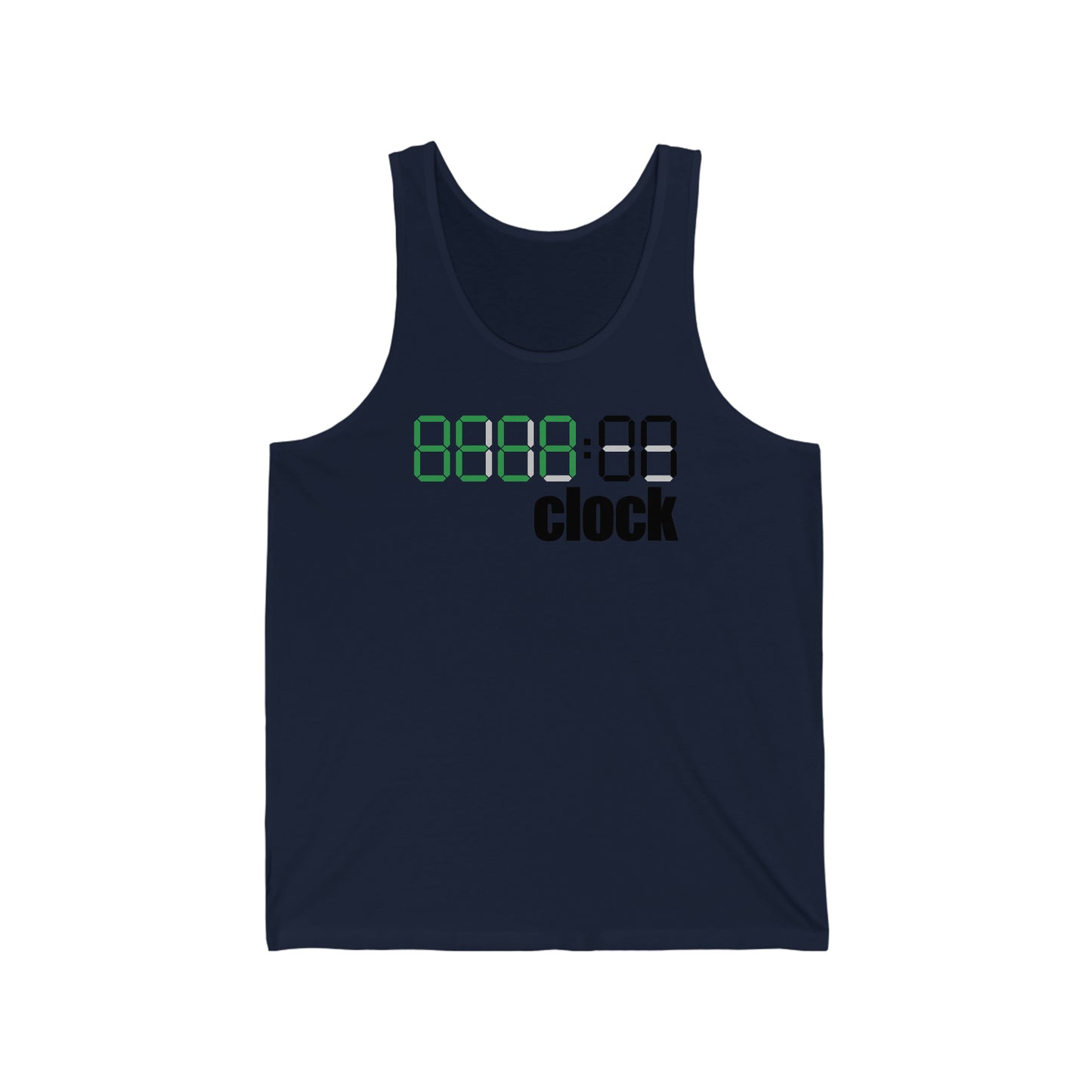 Beer on Clock Unisex Tank Top