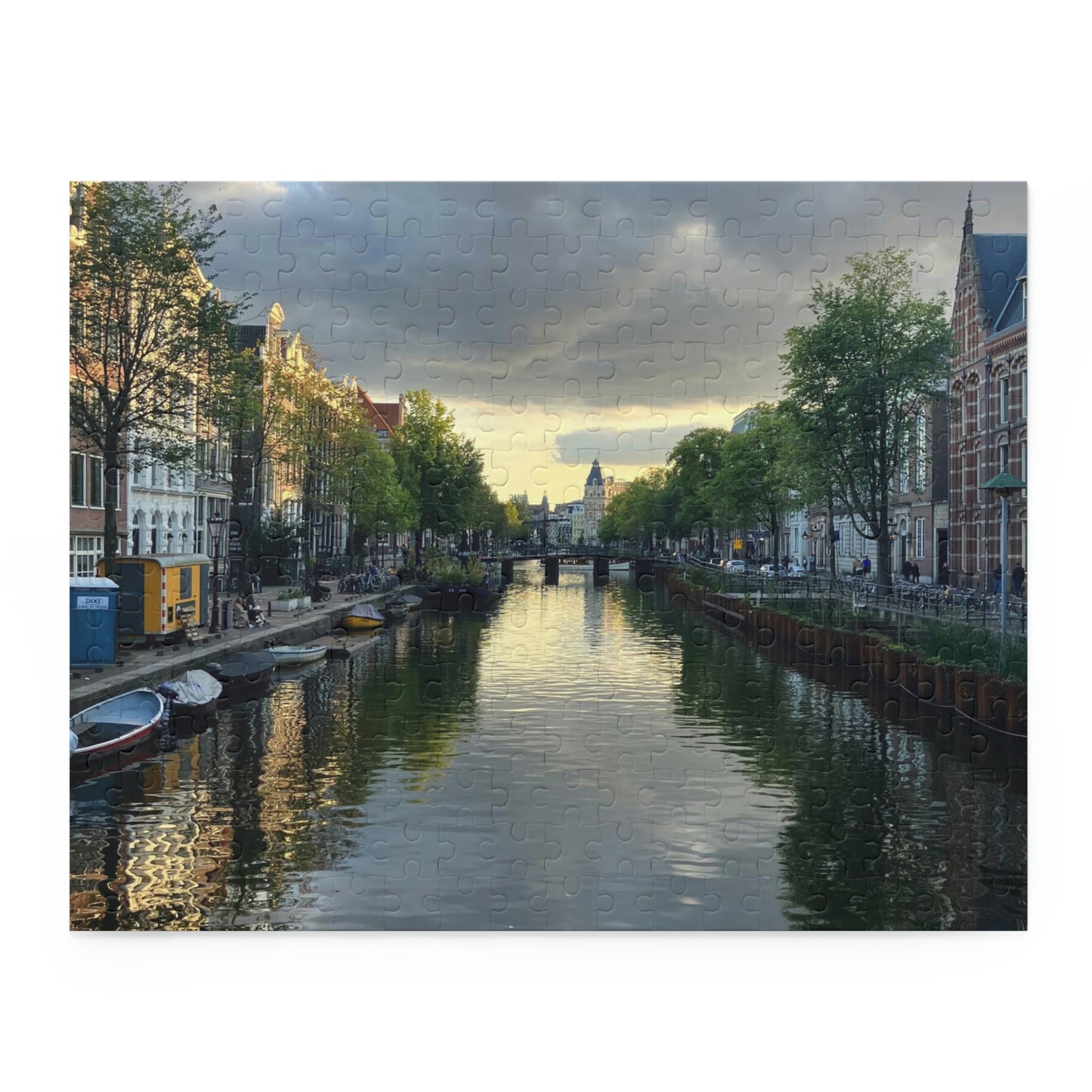 Amsterdam Canal Scenic Puzzle (120, 252, 500-Piece)
