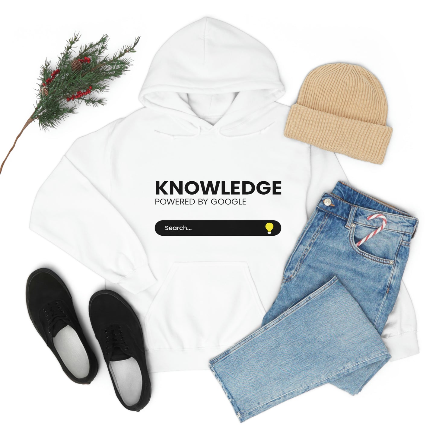 Knowledge Powered By Google Unisex Hooded Sweatshirt