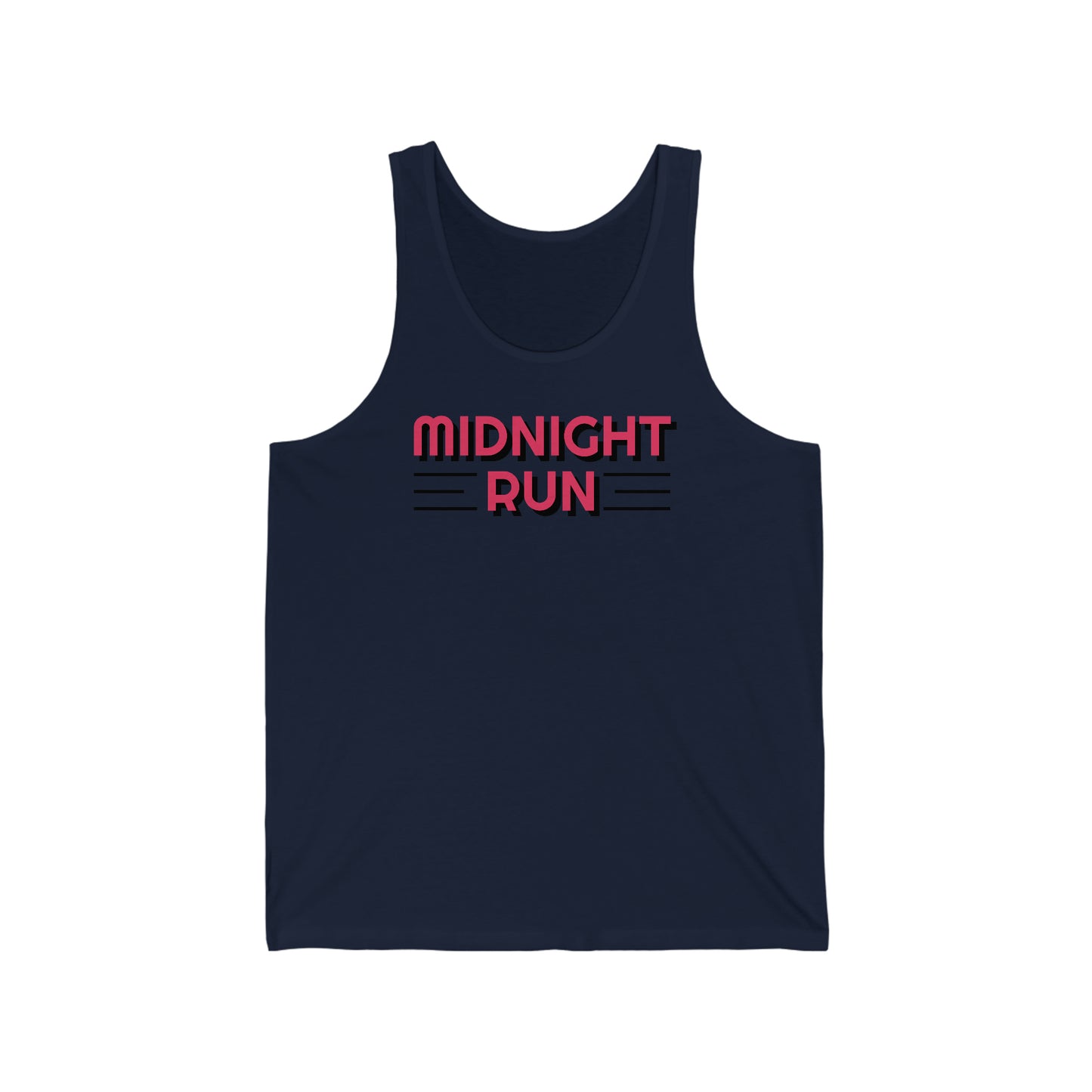 Midnight Run Retro Style Unisex Tank Top