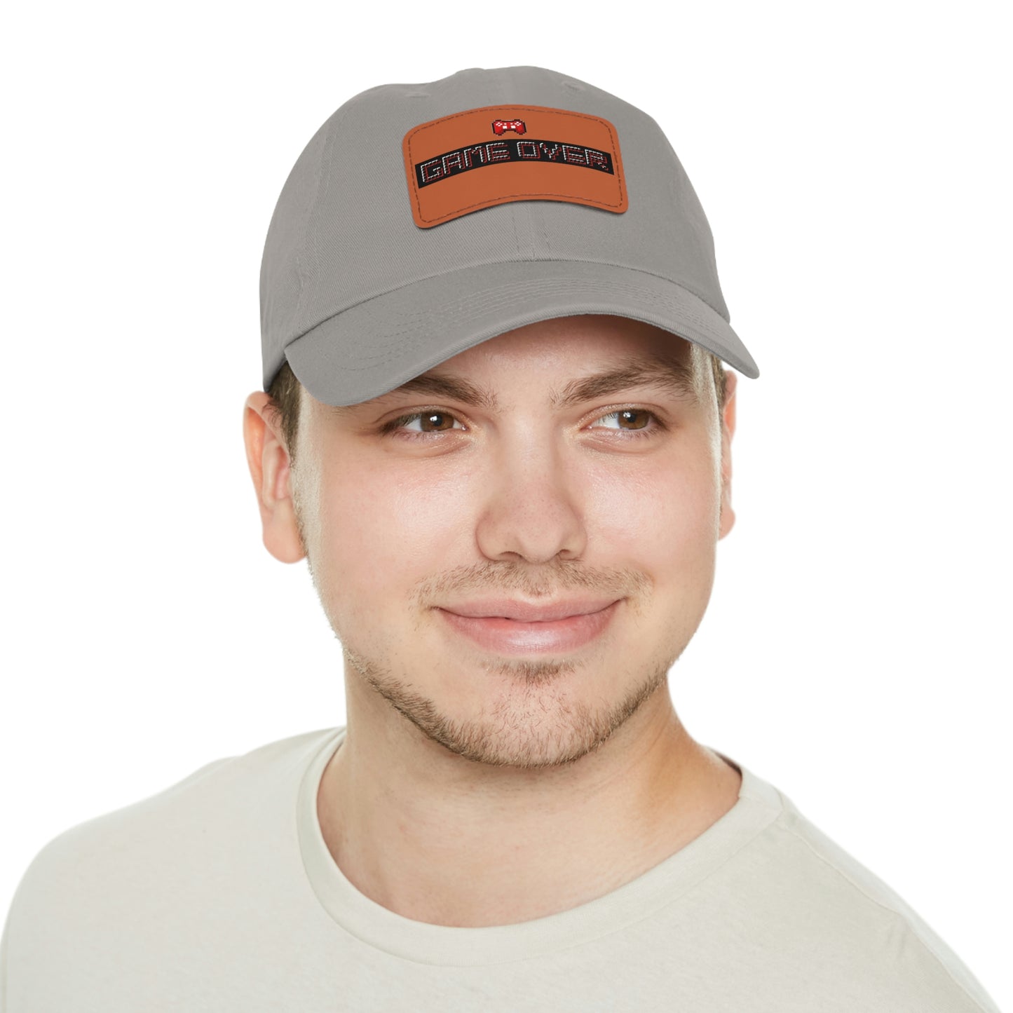 Game Over! Dad Hat with Leather Patch