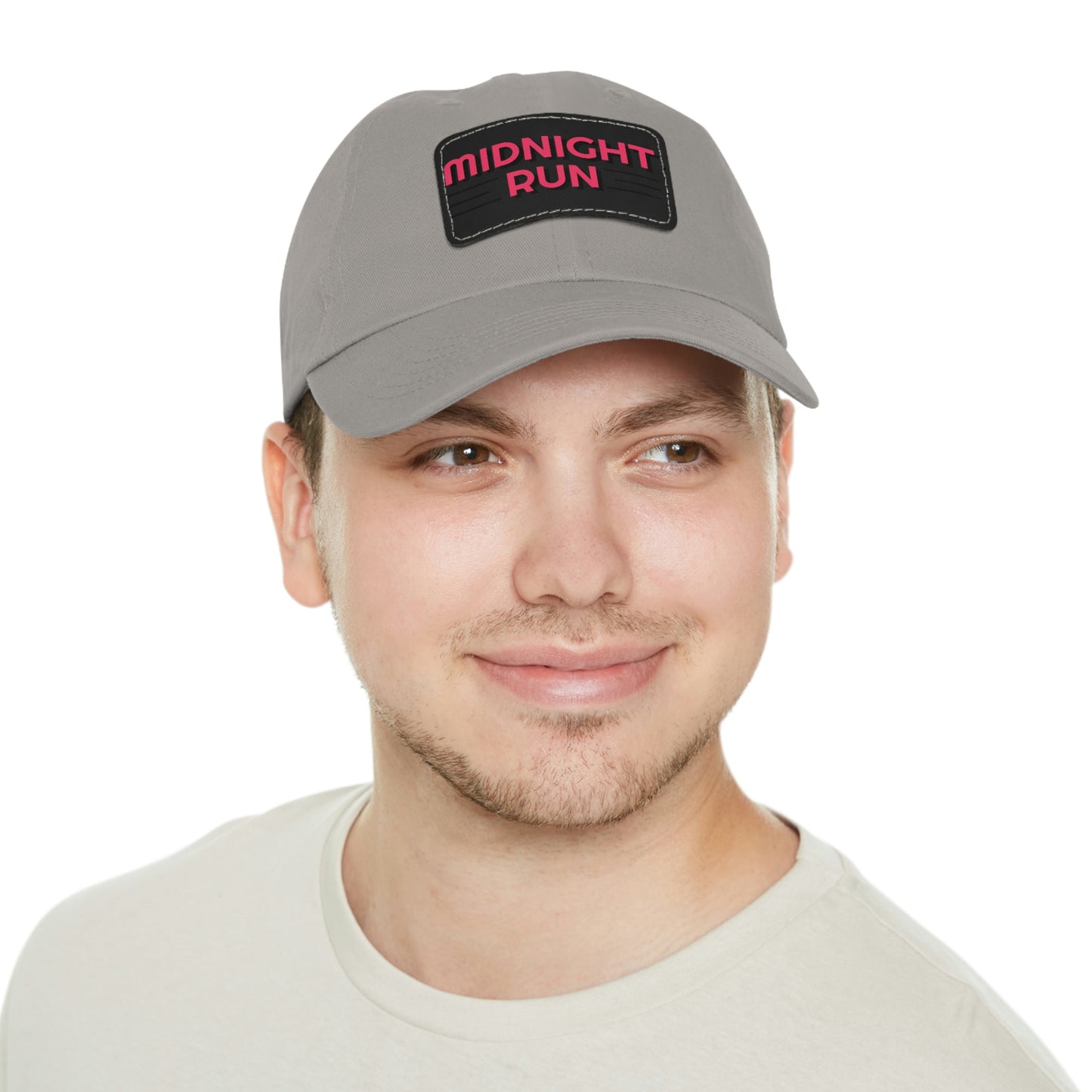 Midnight Run Dad Hat with Leather Patch