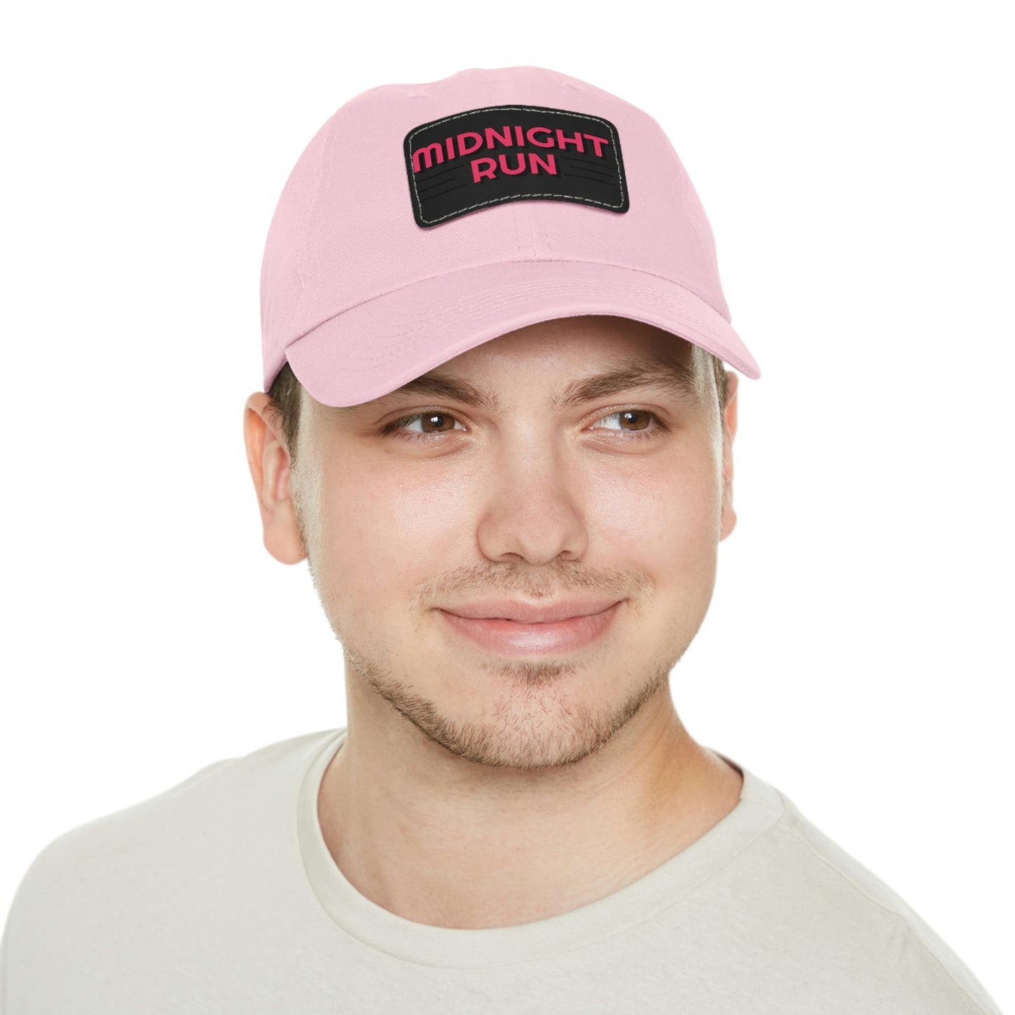 Midnight Run Dad Hat with Leather Patch
