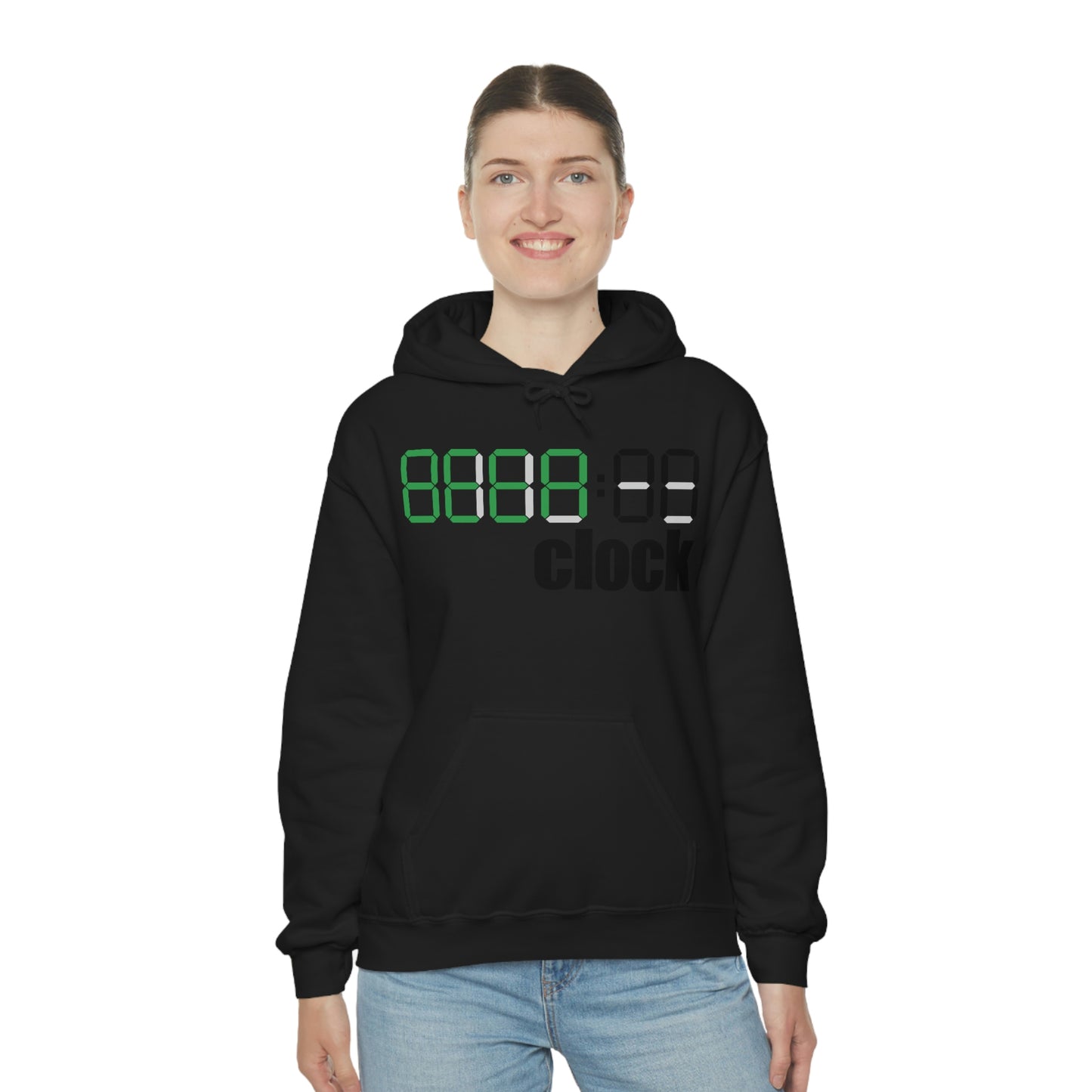 Beer on Clock Unisex Hooded Sweatshirt