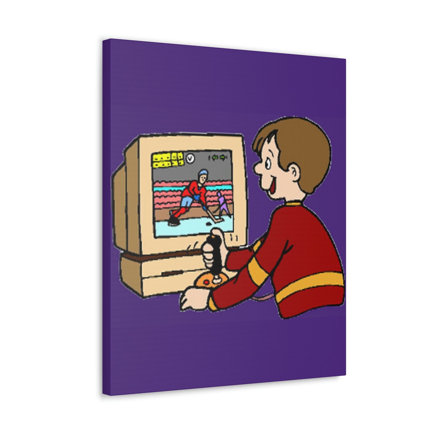 Old School Gamer Canvas Gallery Wraps