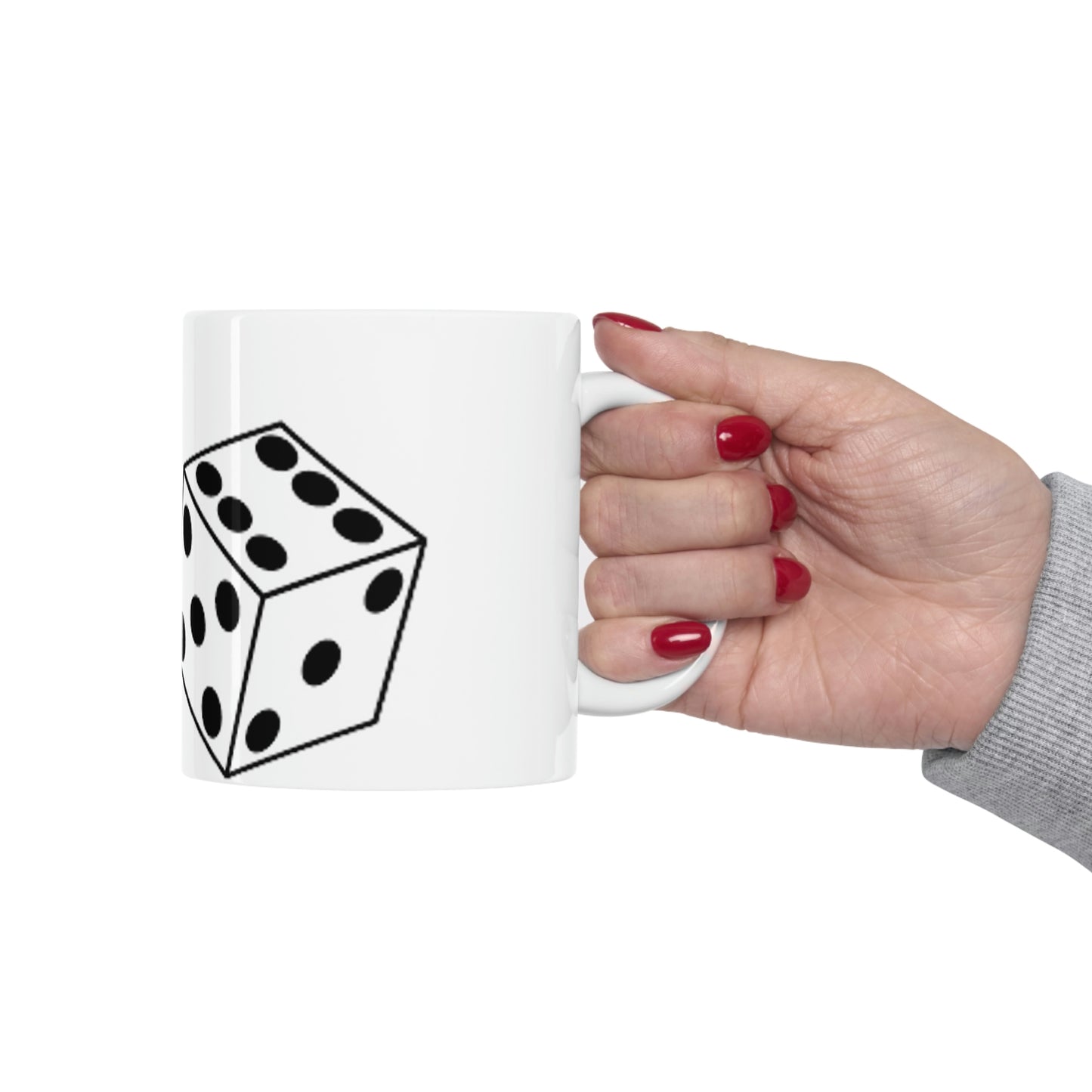Dice Roll Ceramic Mug 11oz