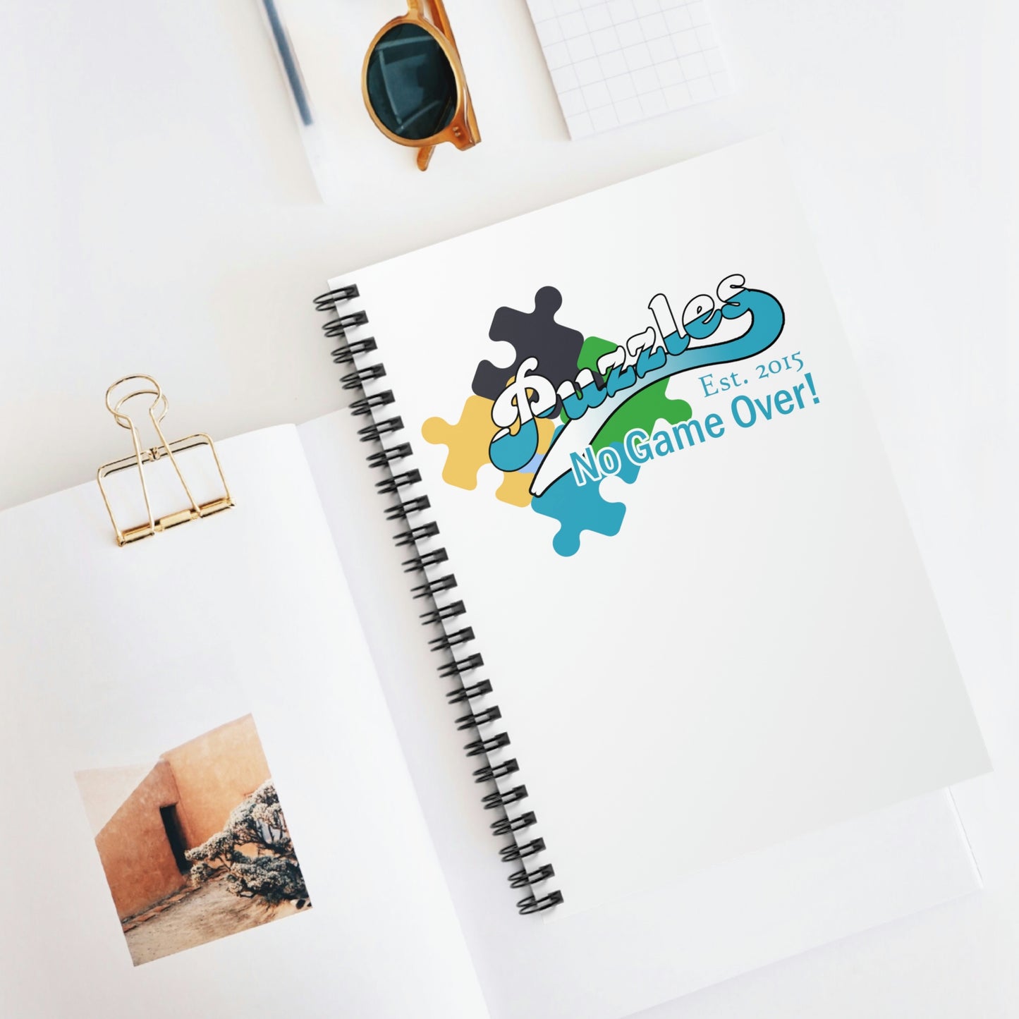 Puzzles LTD Spiral Notebook - Ruled Line