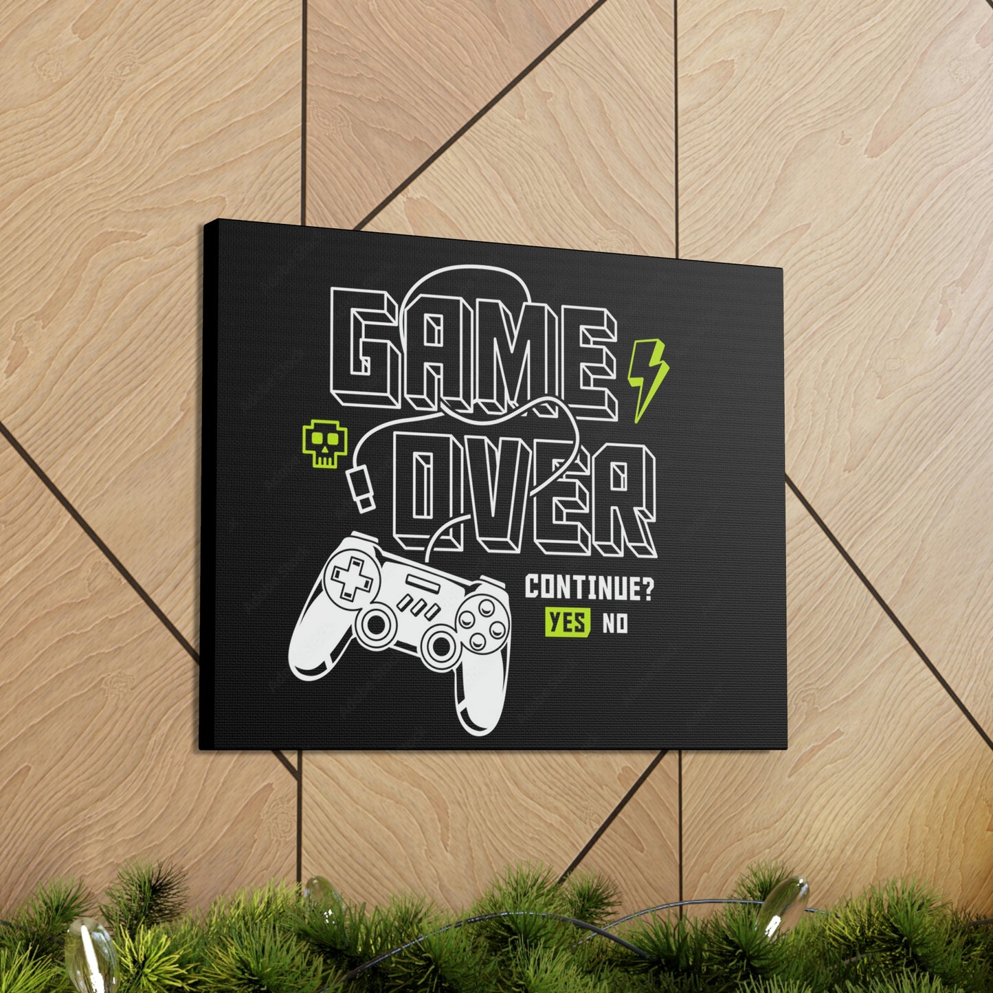 Game Over Canvas Gallery Wraps