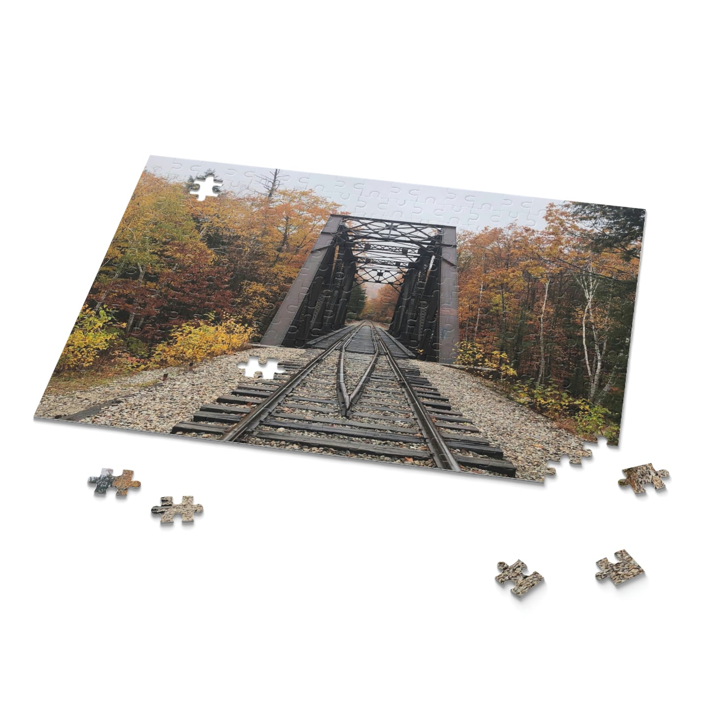 Train Tracks Scenic Puzzle (120, 252, 500-Piece)