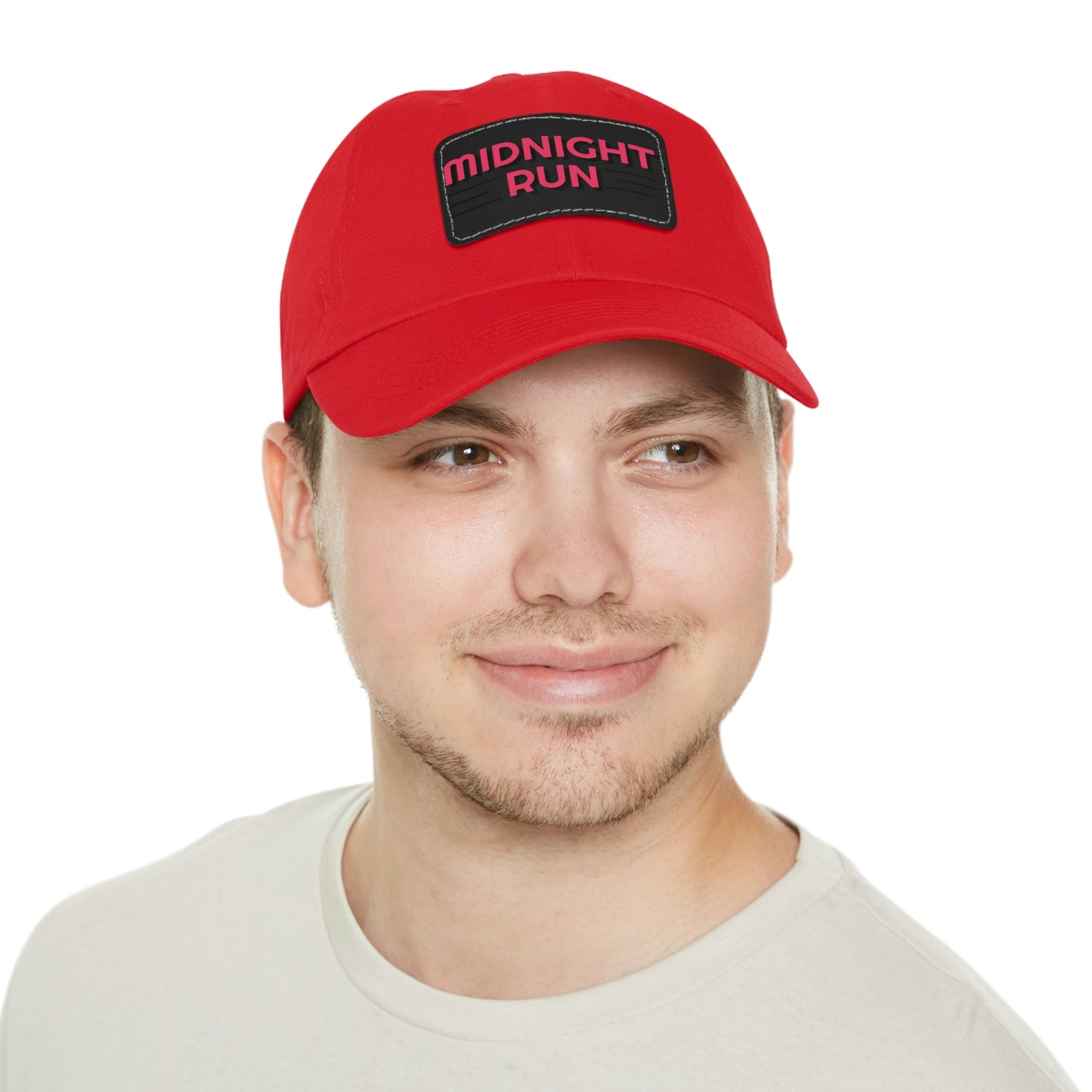 Midnight Run Dad Hat with Leather Patch