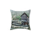 Grist Mill Scenic Spun Polyester Square Pillow