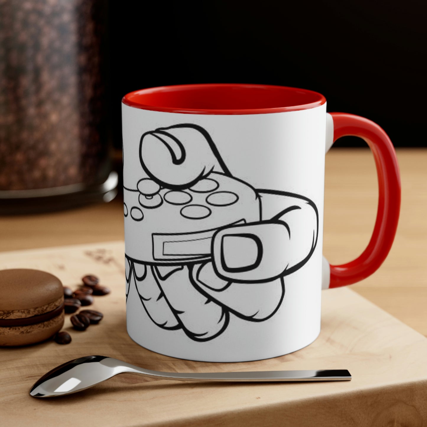 Game Controller Accent Coffee Mug, 11oz