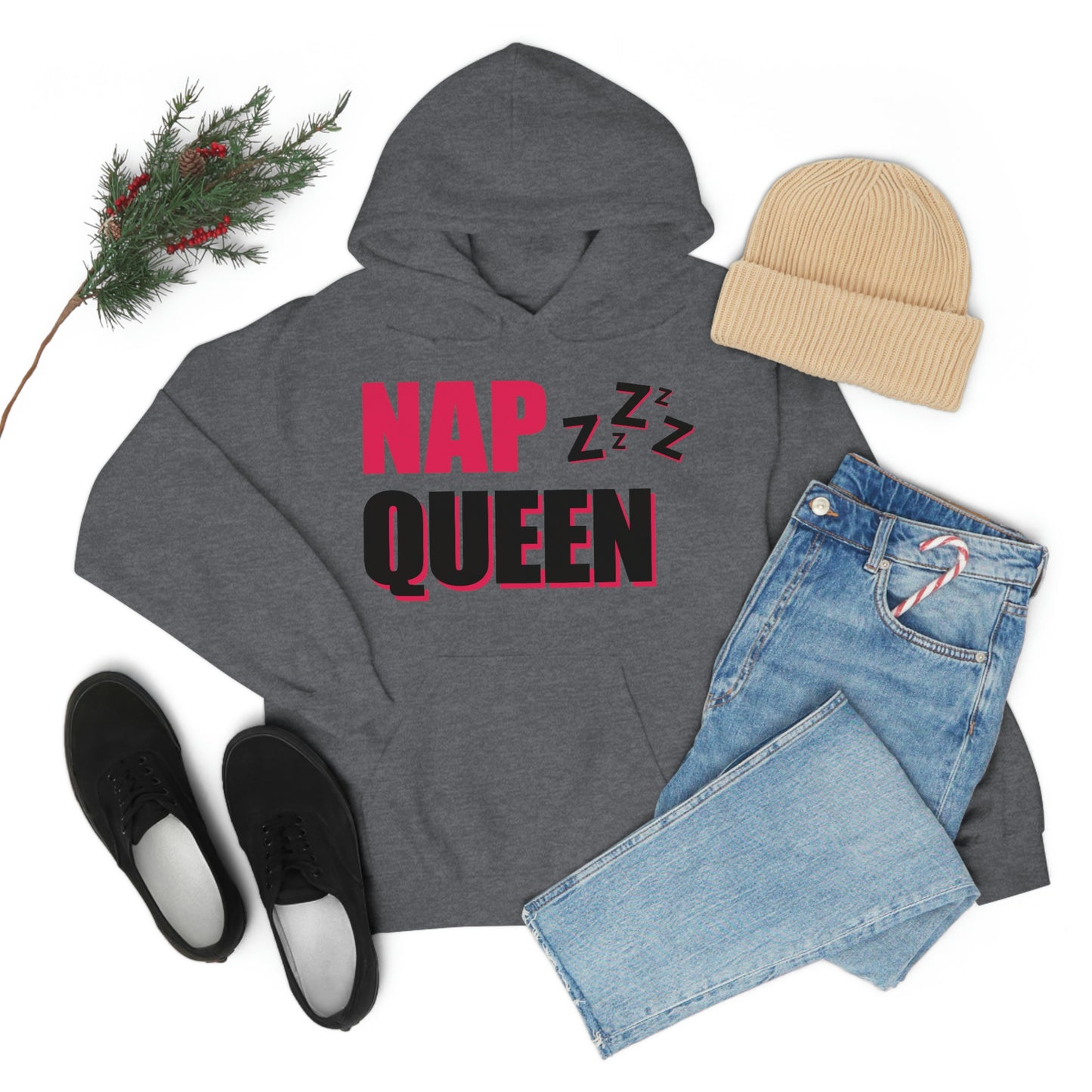 Nap Queen Unisex Hooded Sweatshirt