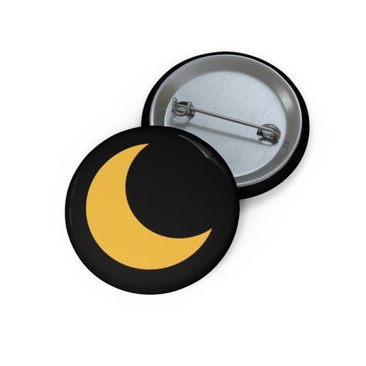Half Moon Custom Pin Buttons
