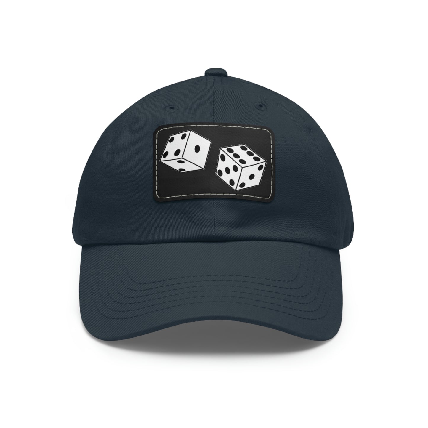 Dice Roll Dad Hat with Leather Patch