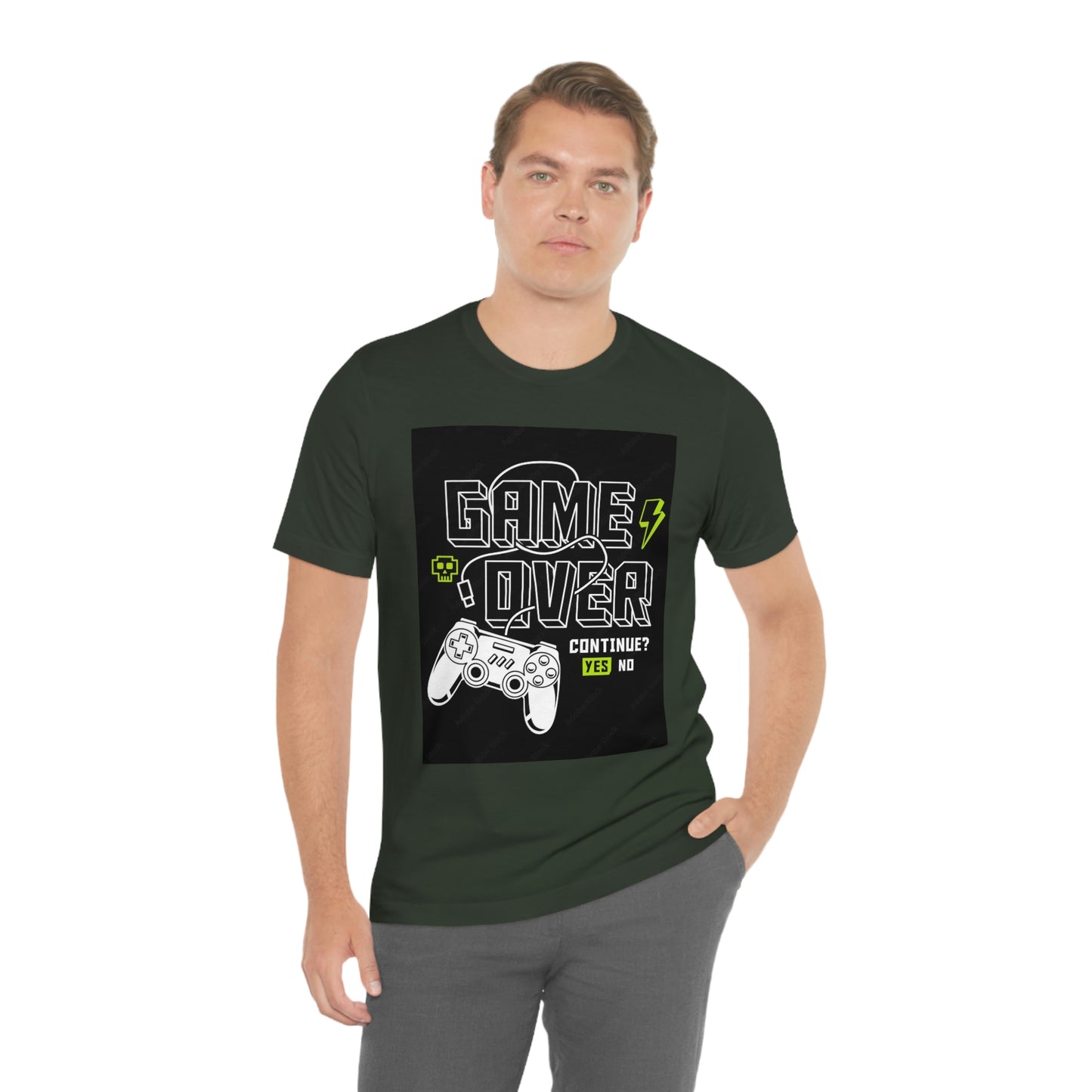 Game Over Unisex Jersey Short Sleeve Tee