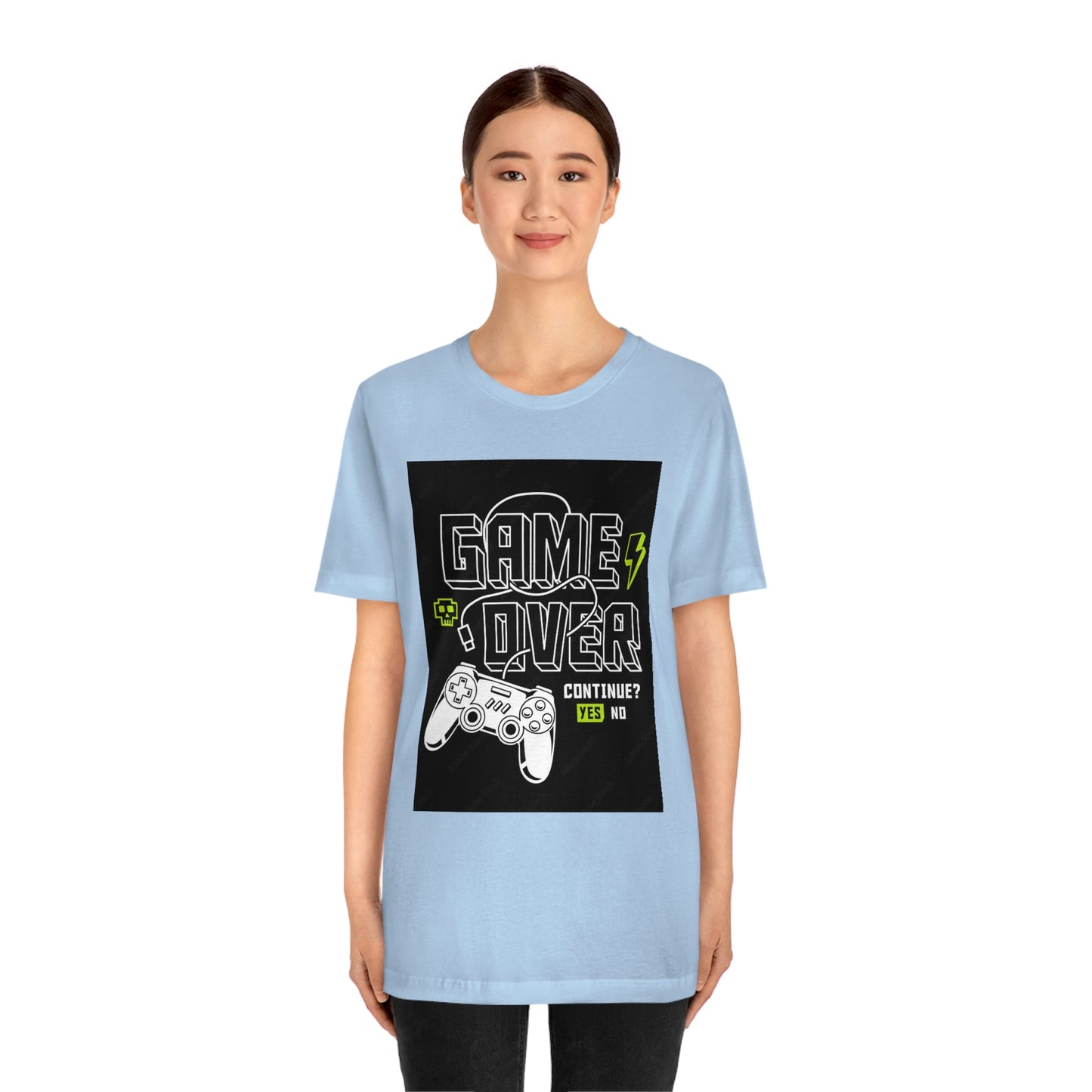 Game Over Unisex Jersey Short Sleeve Tee