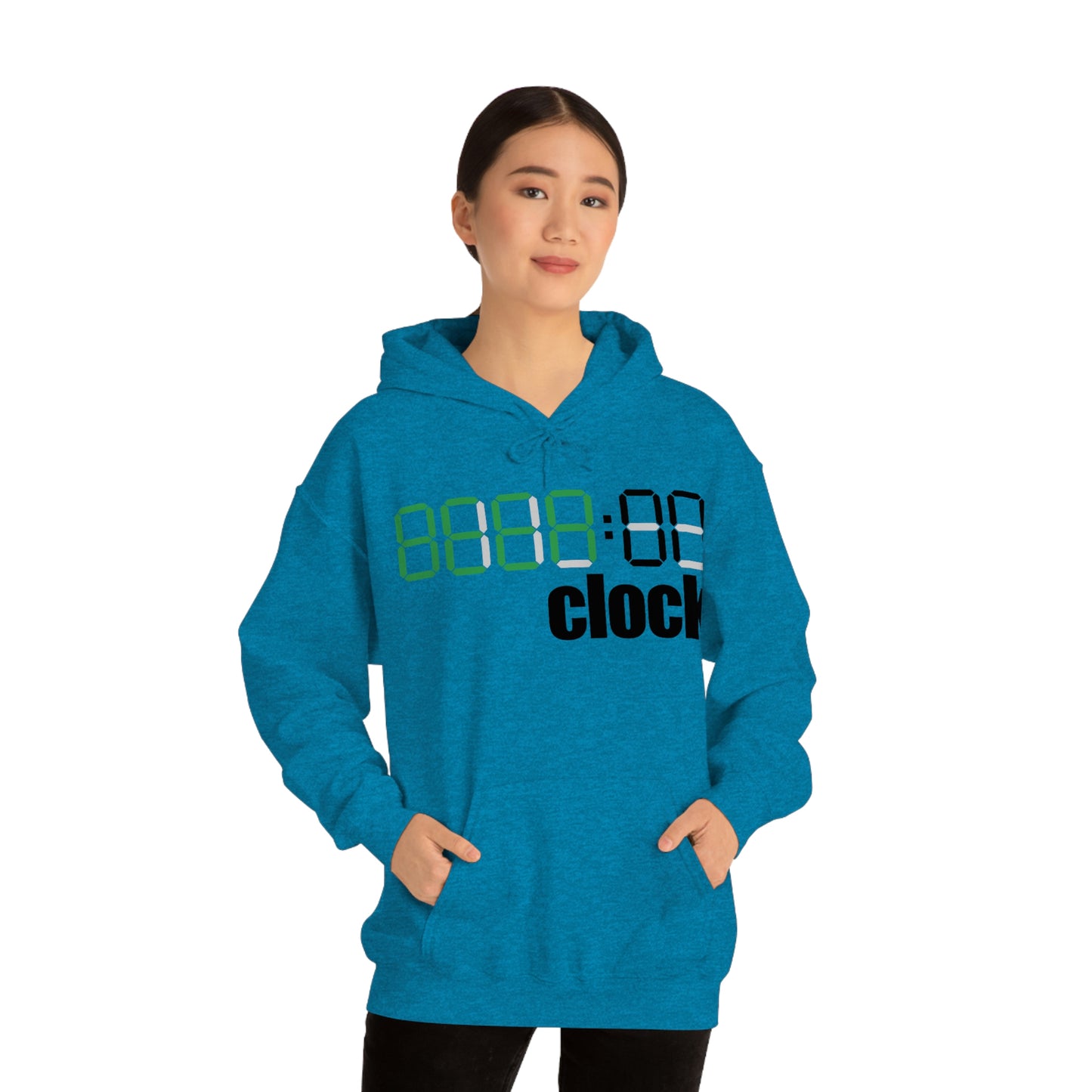 Beer on Clock Unisex Hooded Sweatshirt