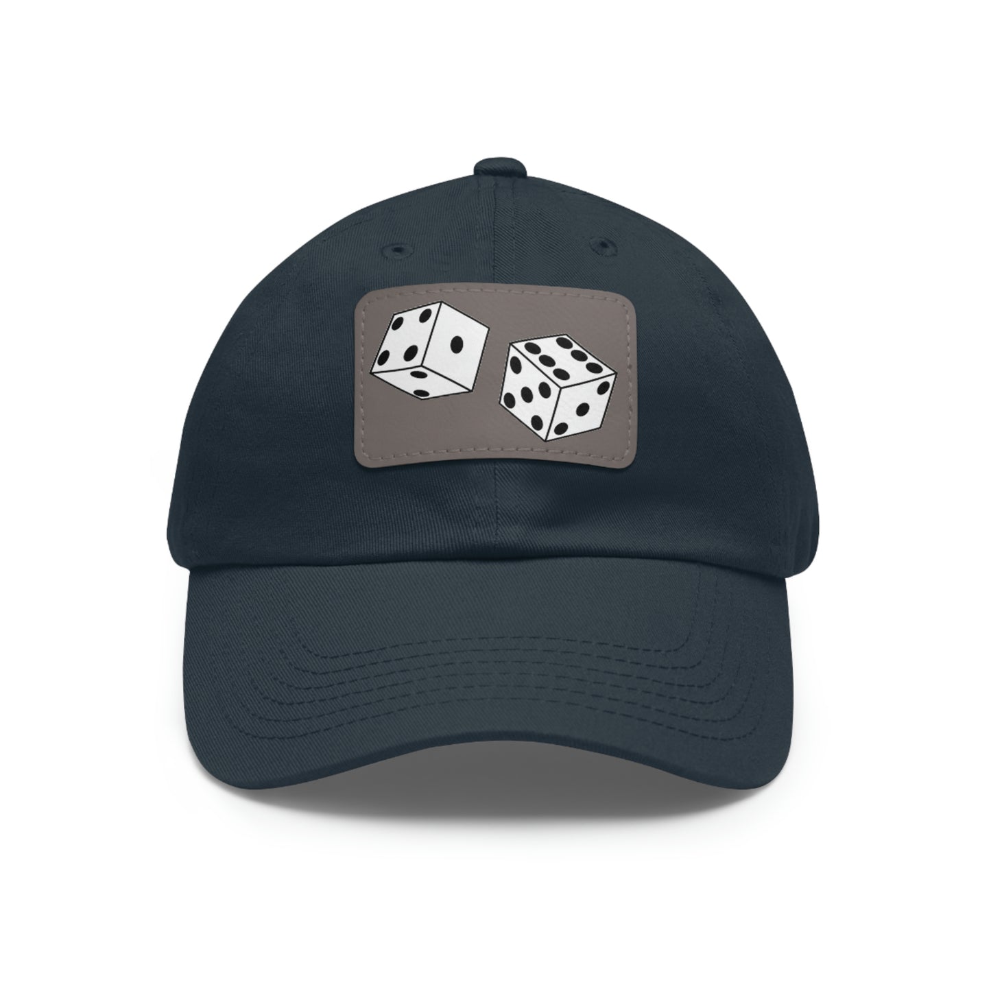Dice Roll Dad Hat with Leather Patch